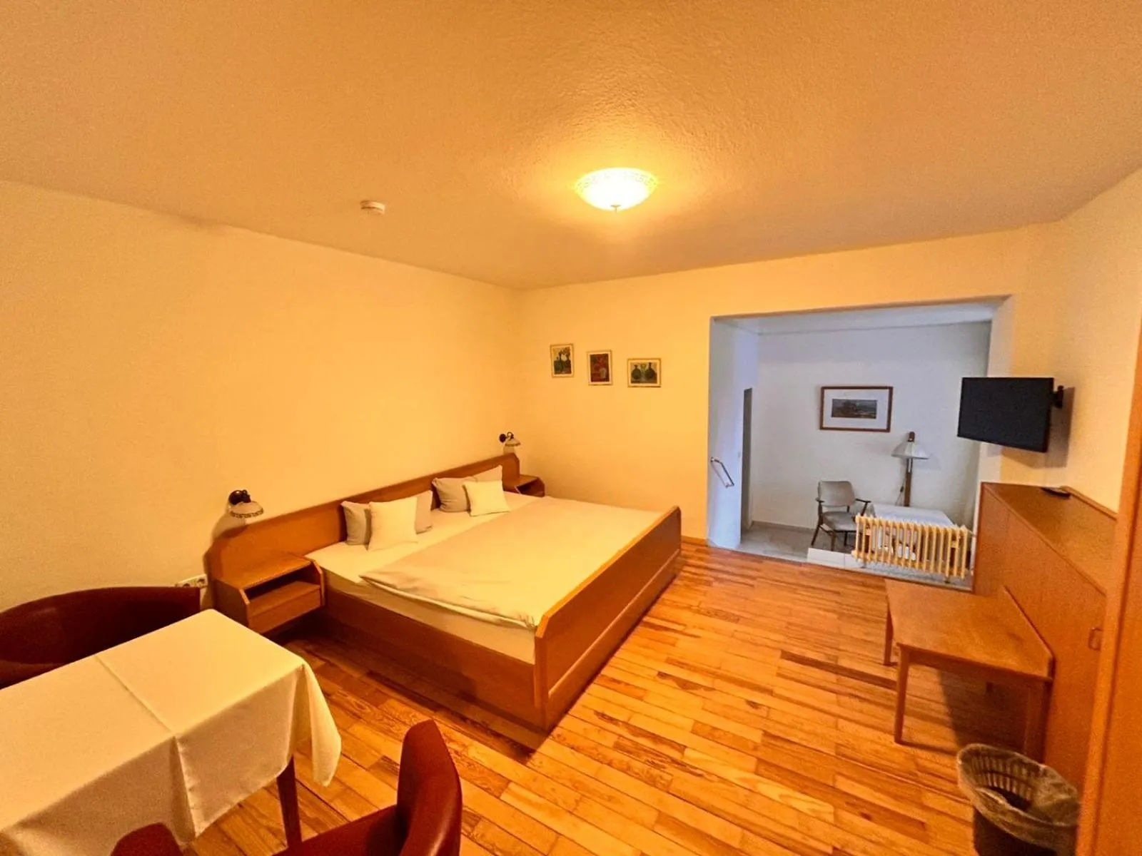 Photo of the whole room, Bed in Hotel Herrenrest