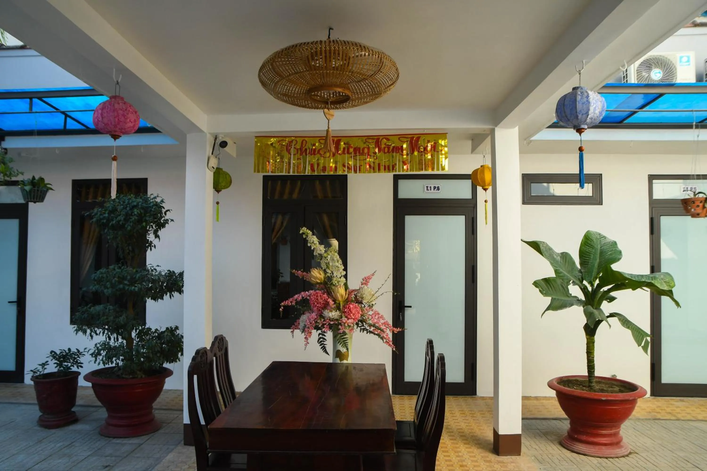 Dining area in Asean Garden Homestay Hue