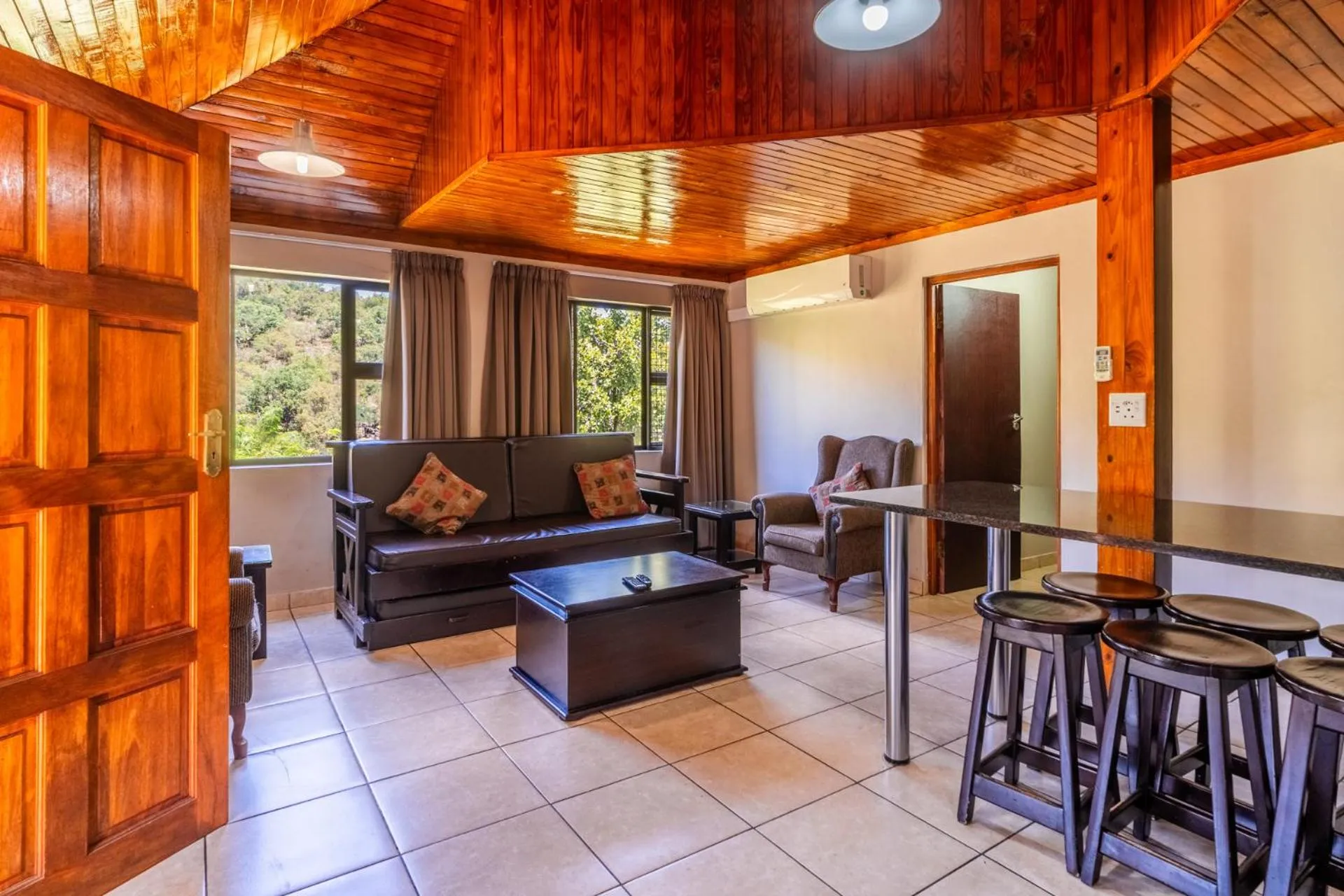 Seating area in ATKV Klein-Kariba