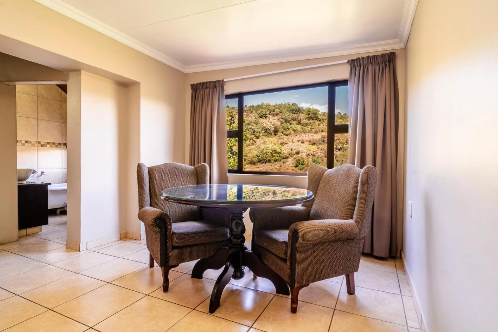 Seating area in ATKV Klein-Kariba