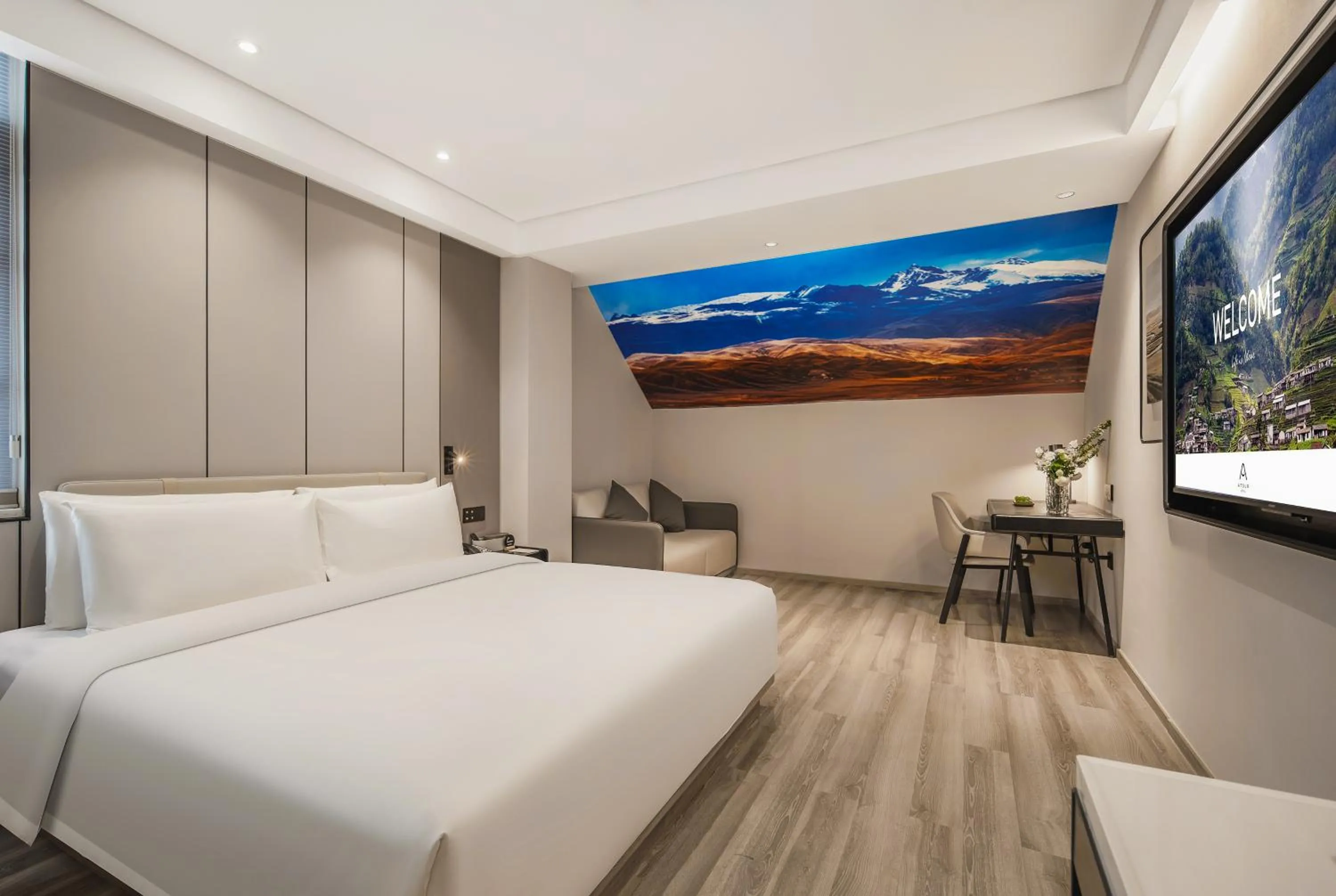 Bed in Atour Hotel -Du Fu Thatched Cottage