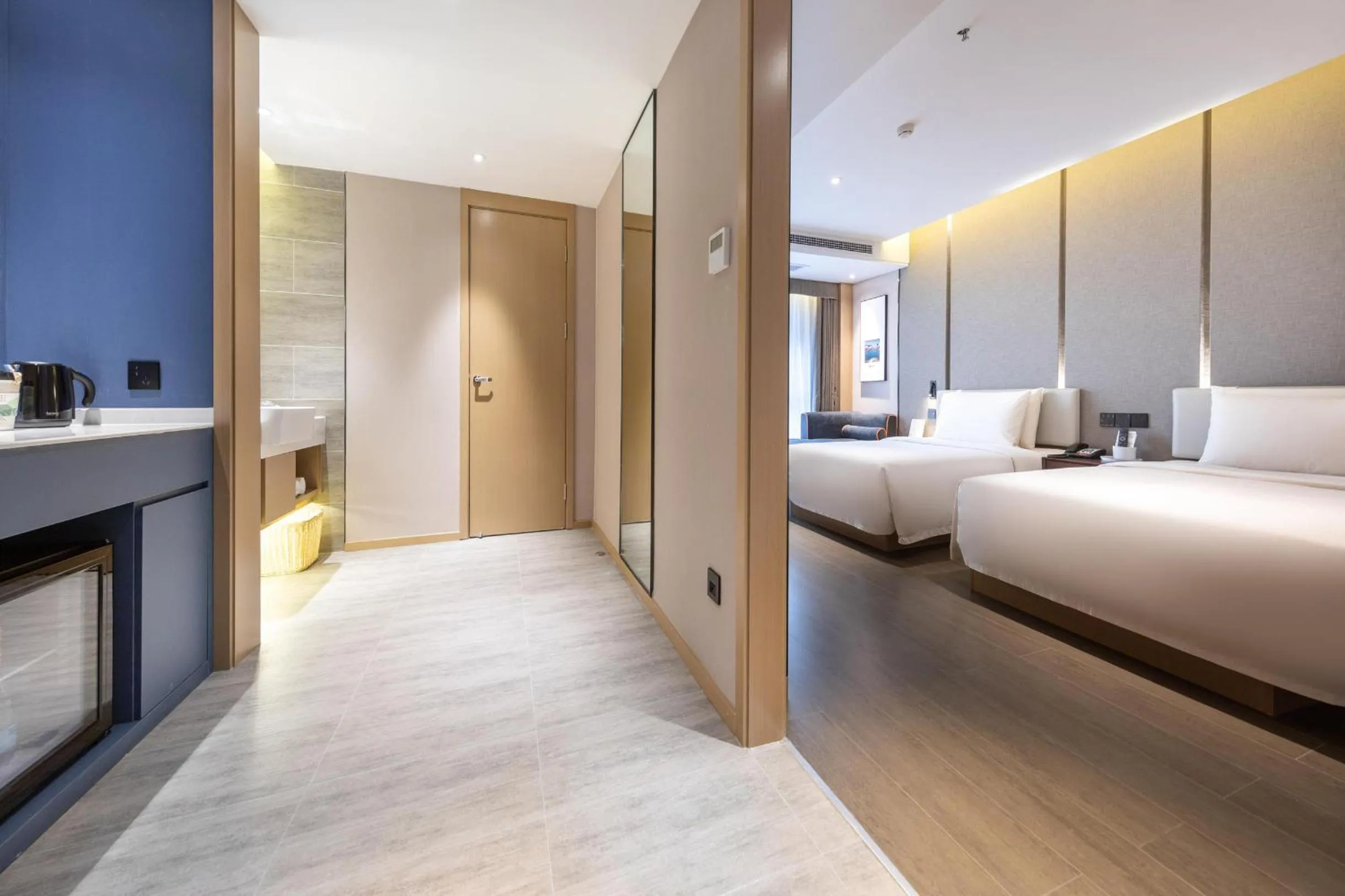 Bed in Atour Hotel Chengdu Wenshufang