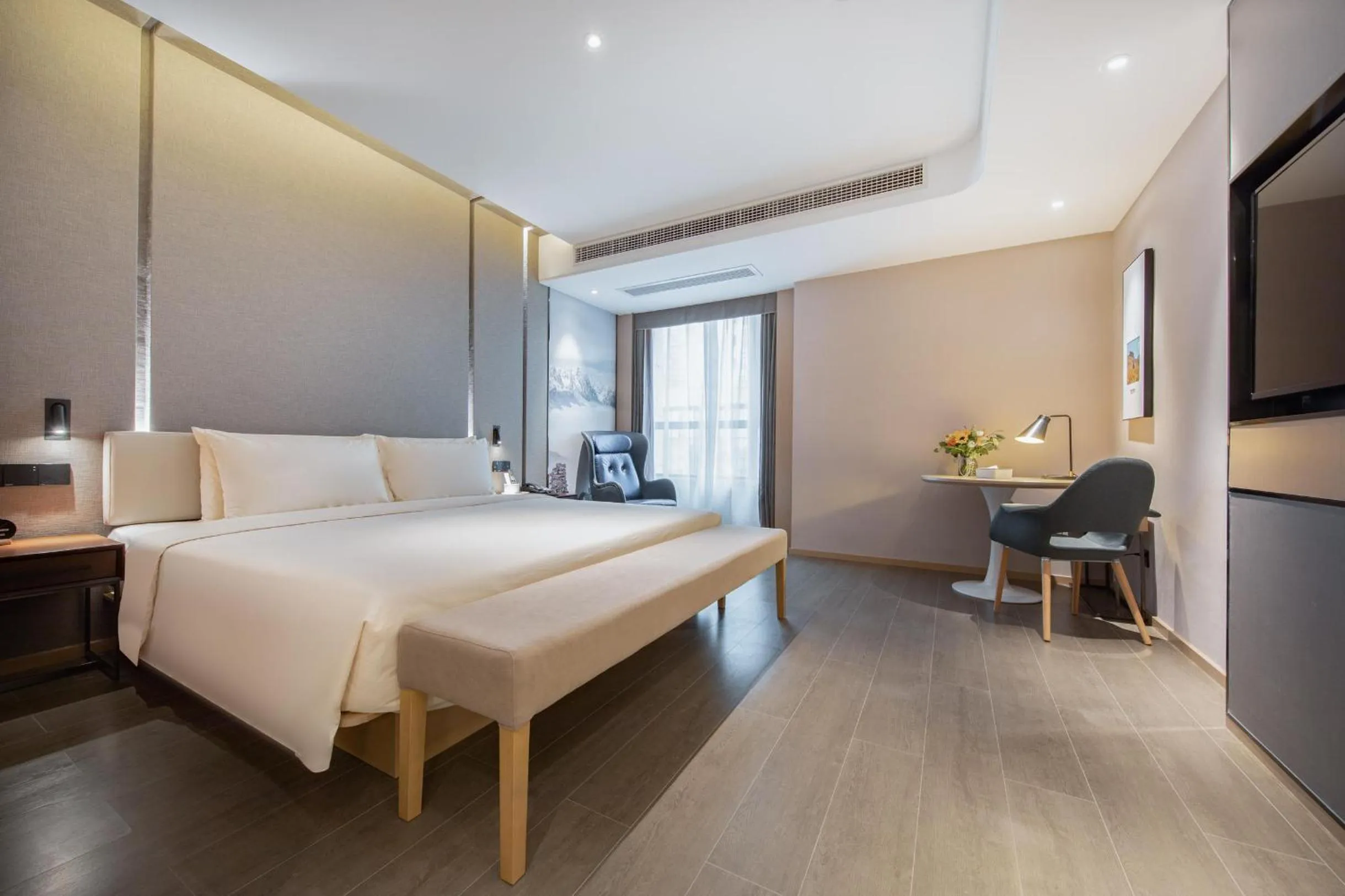 Bedroom, Bed in Atour Hotel Chengdu Wenshufang