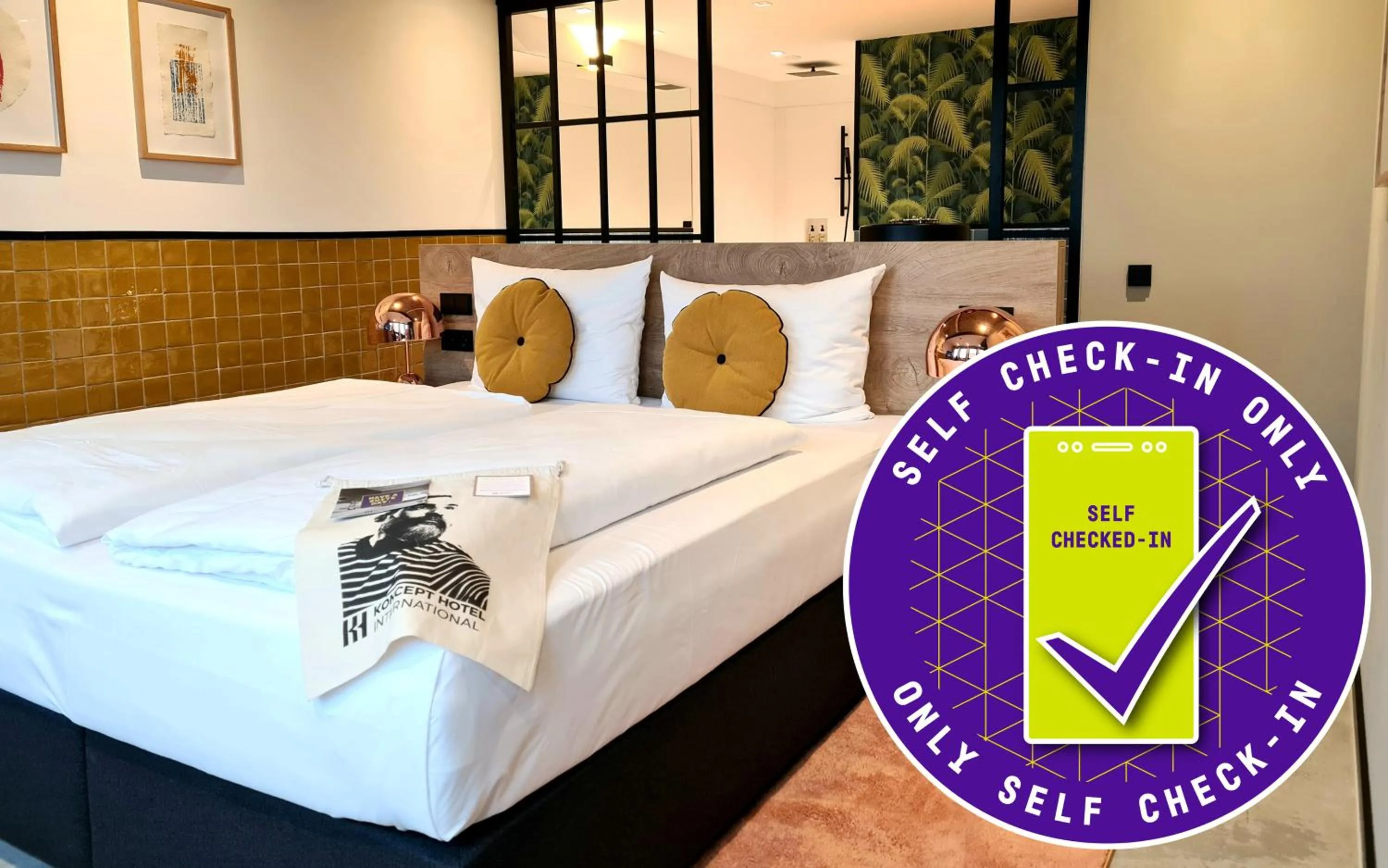 Property building, Bed in KONCEPT HOTEL International