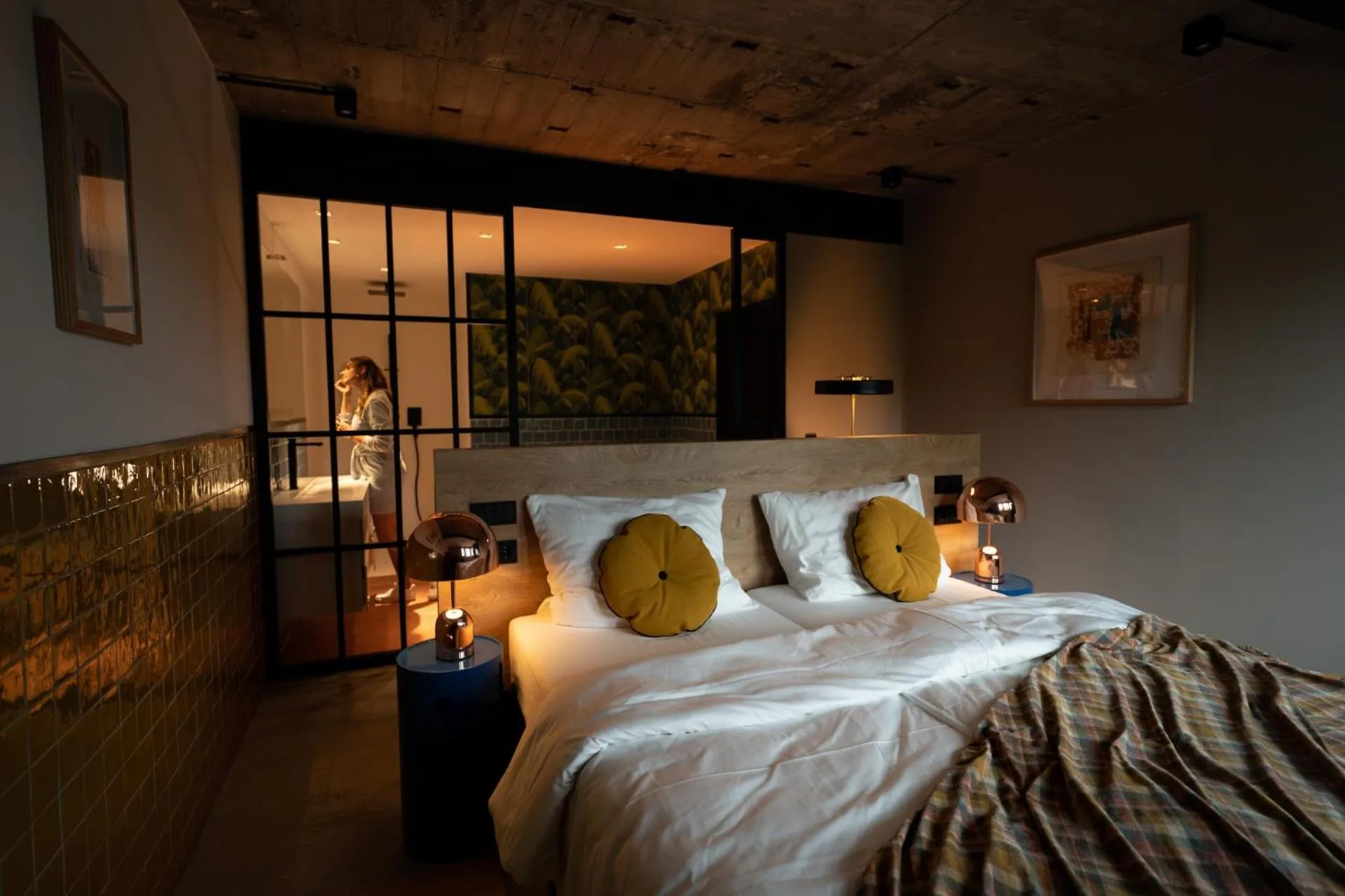 Bed in KONCEPT HOTEL International