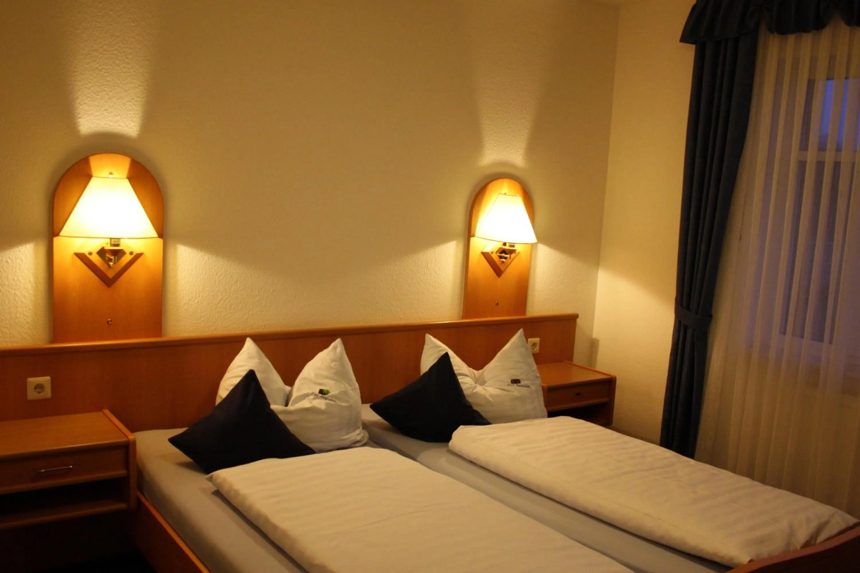 Bed in Hotel Restaurant Bergeshöhe