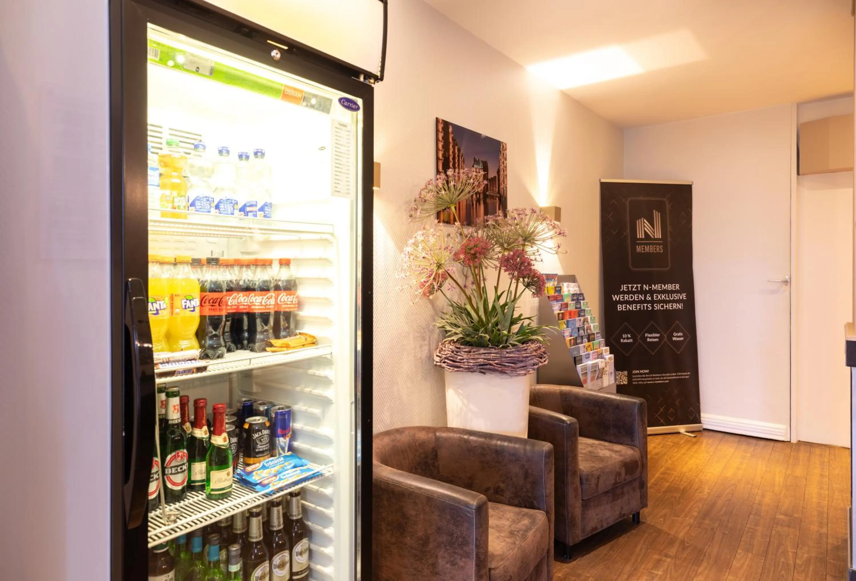 Lobby or reception in Hotel Continental Hamburg Hauptbahnhof