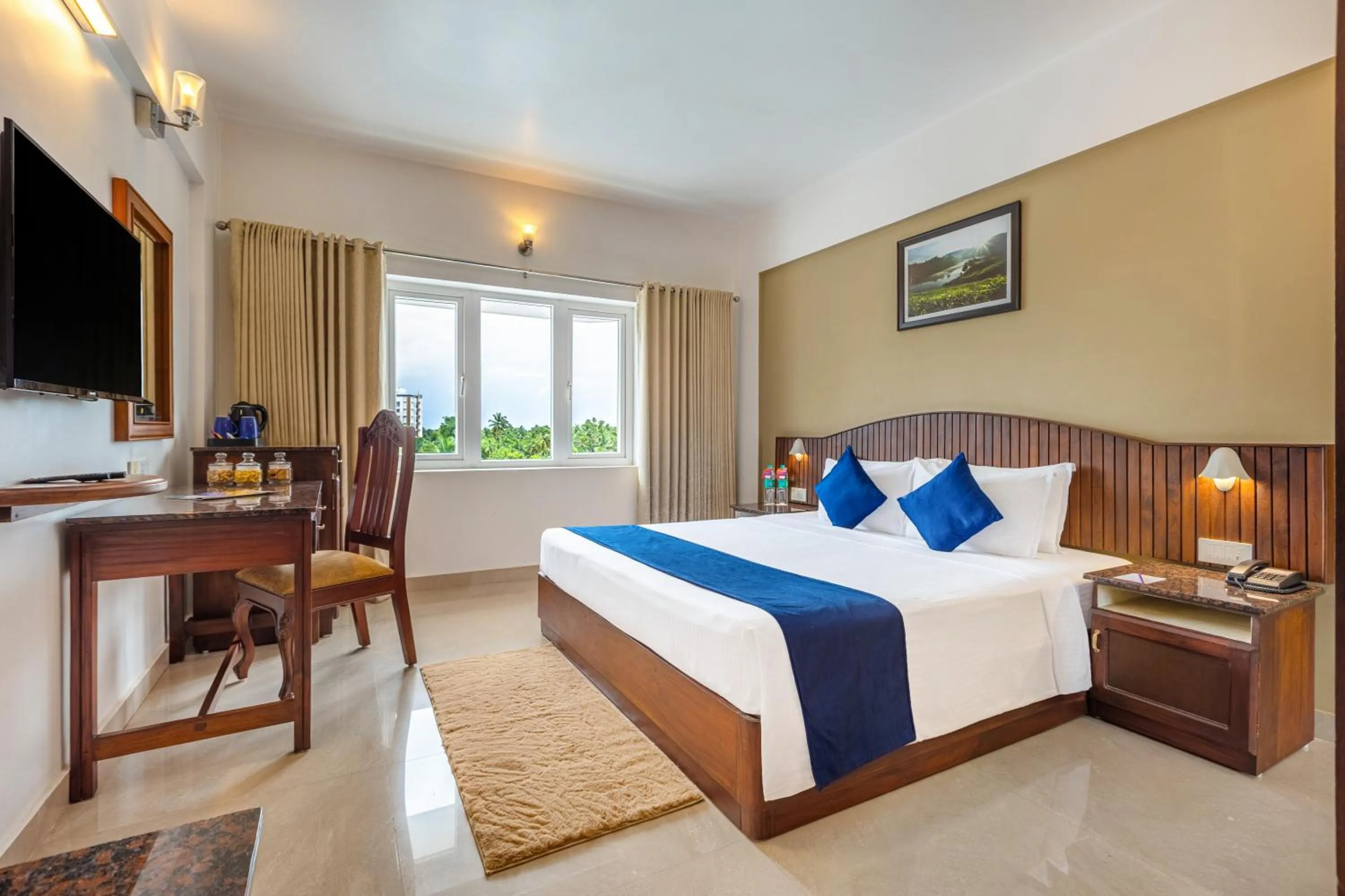 Bedroom, Bed in Sterling Darshan Guruvayur