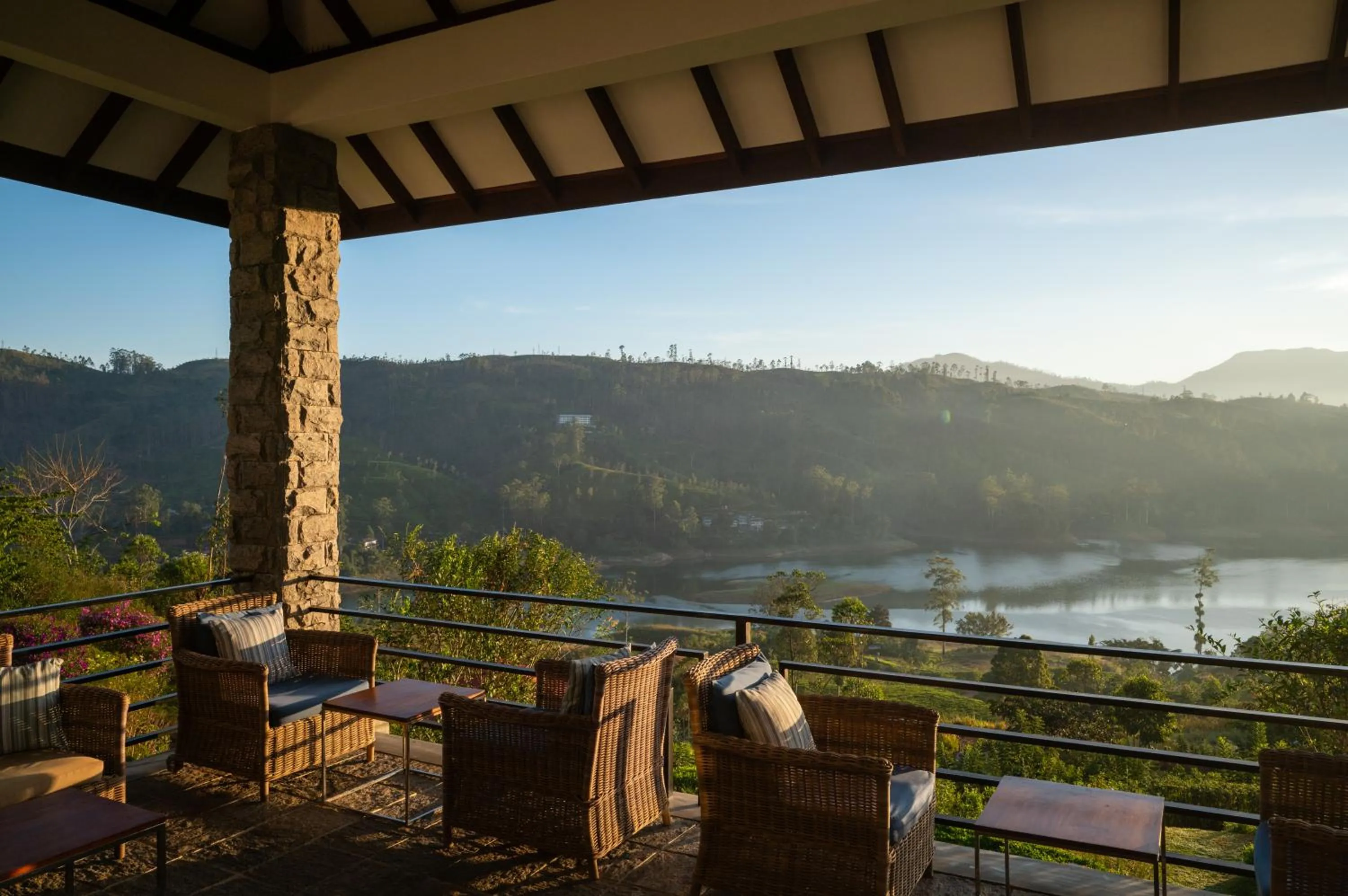 Seating area in Camellia Hills