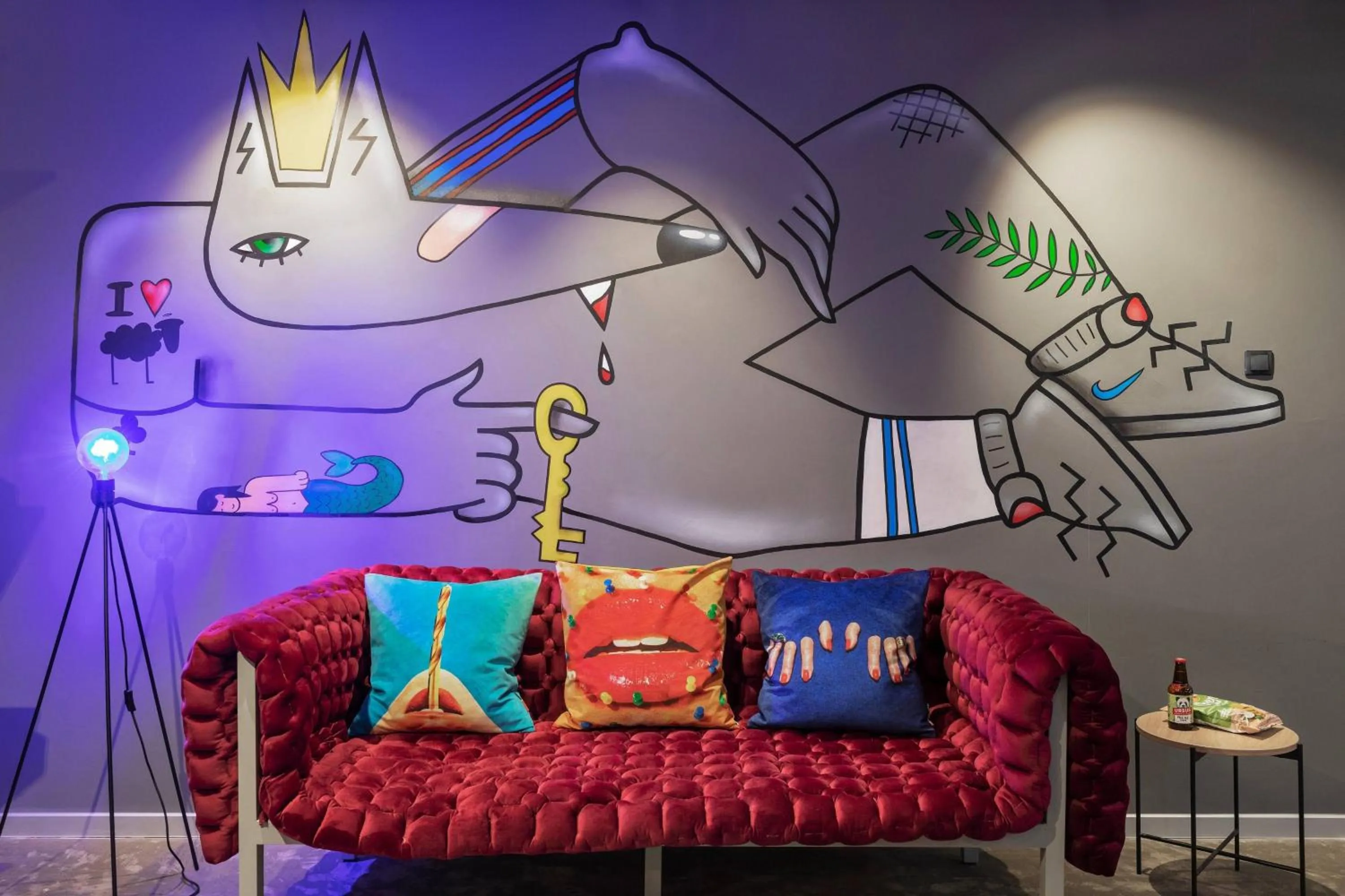 Lobby or reception in Moxy Bucharest Old Town