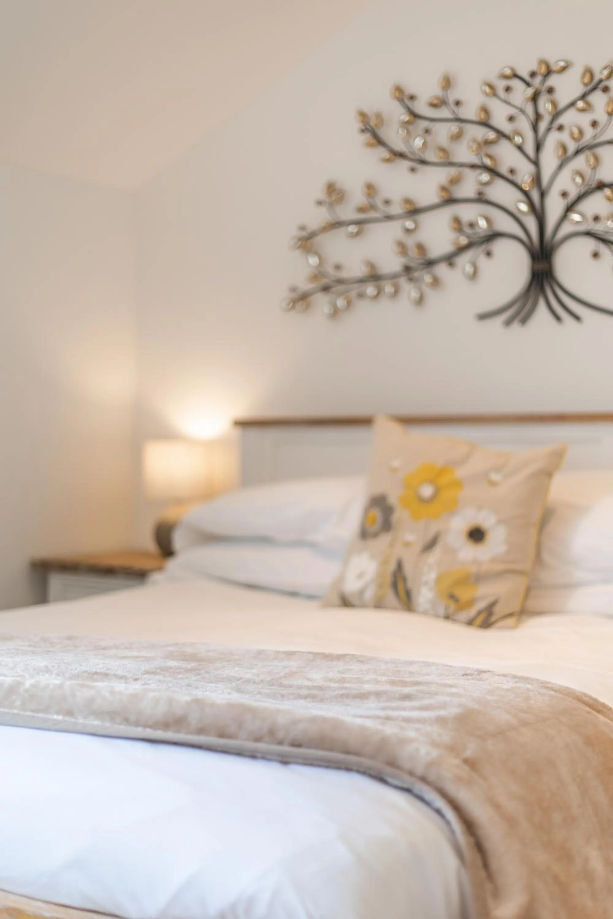 Bedroom, Bed in Lakeside Old Hunstanton