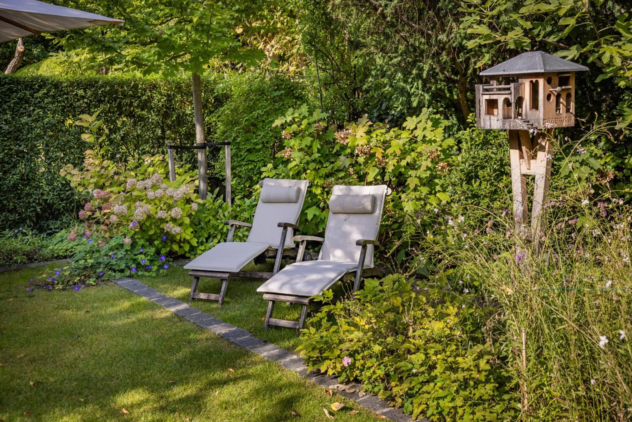 Garden in Bagatelle Gardenhouse