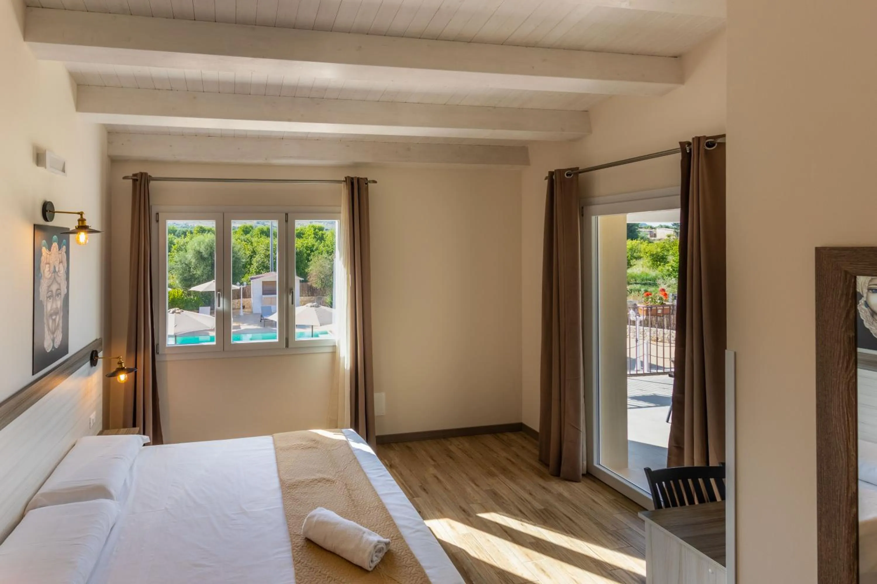 Bed in Tramonto Ibleo Resort