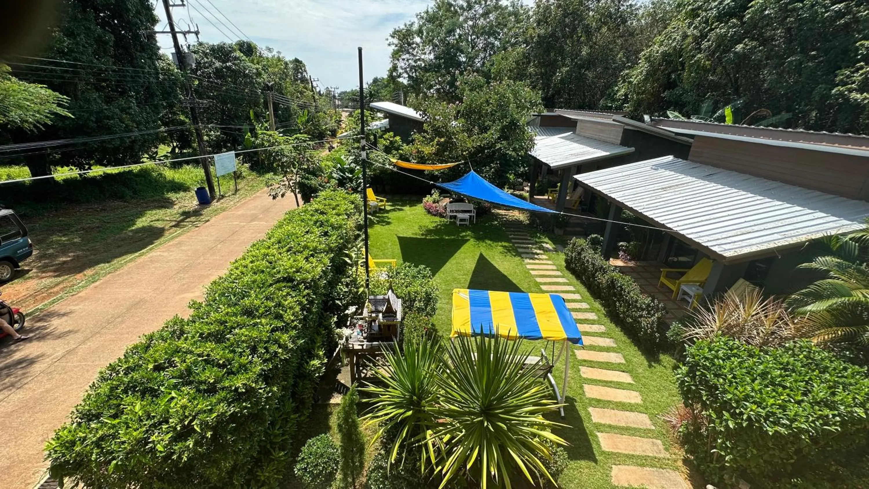 Natural landscape in Hanoii House