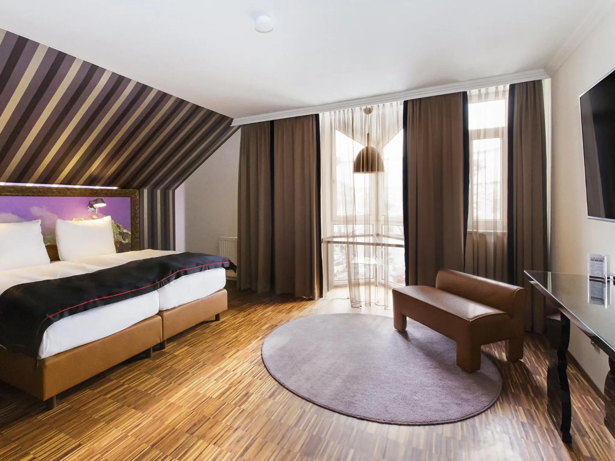 Photo of the whole room, Bed in DORMERO Hotel München-Kirchheim Messe