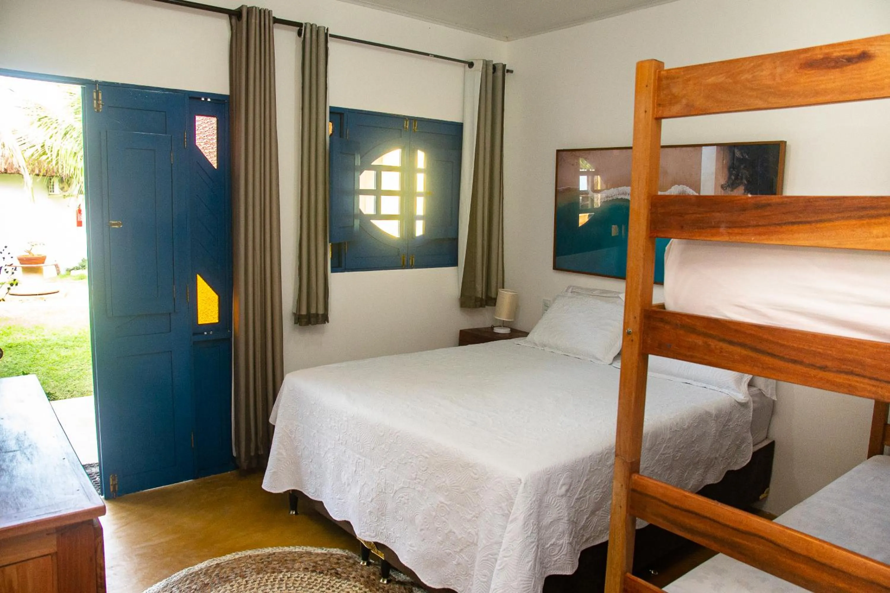 Bed in POUSADA PONTA DA ASA