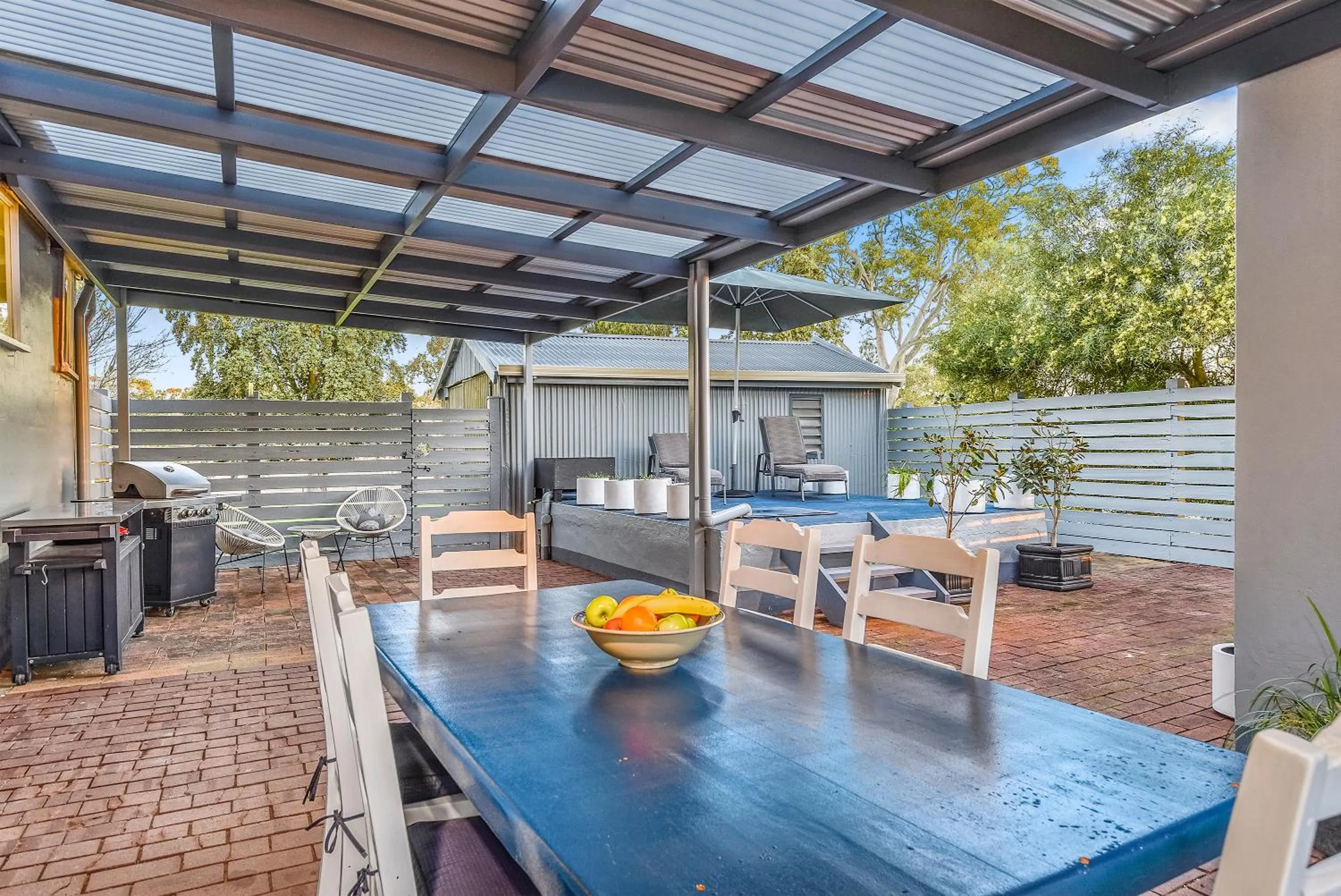 Patio in The Jazz B&B