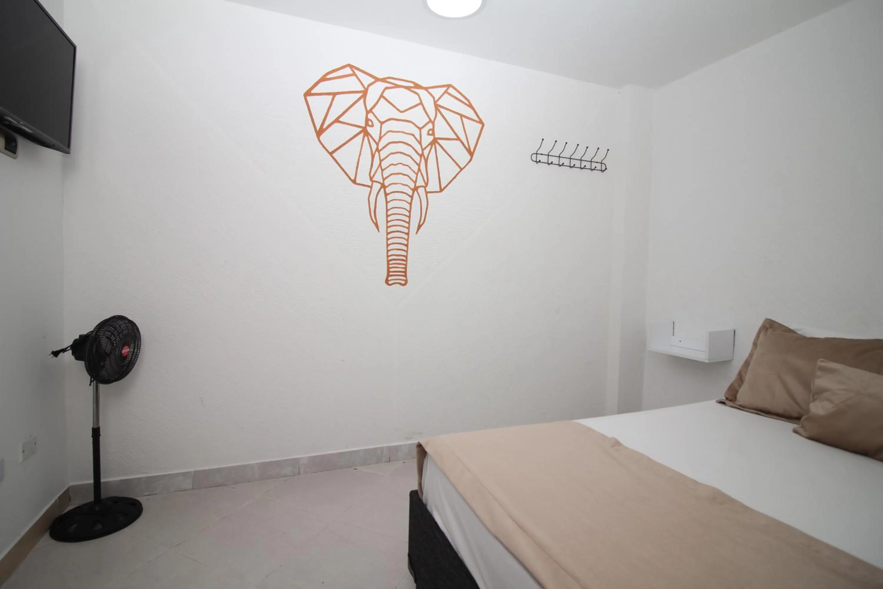 Decorative detail, Bed in DAM Hotel Pereira