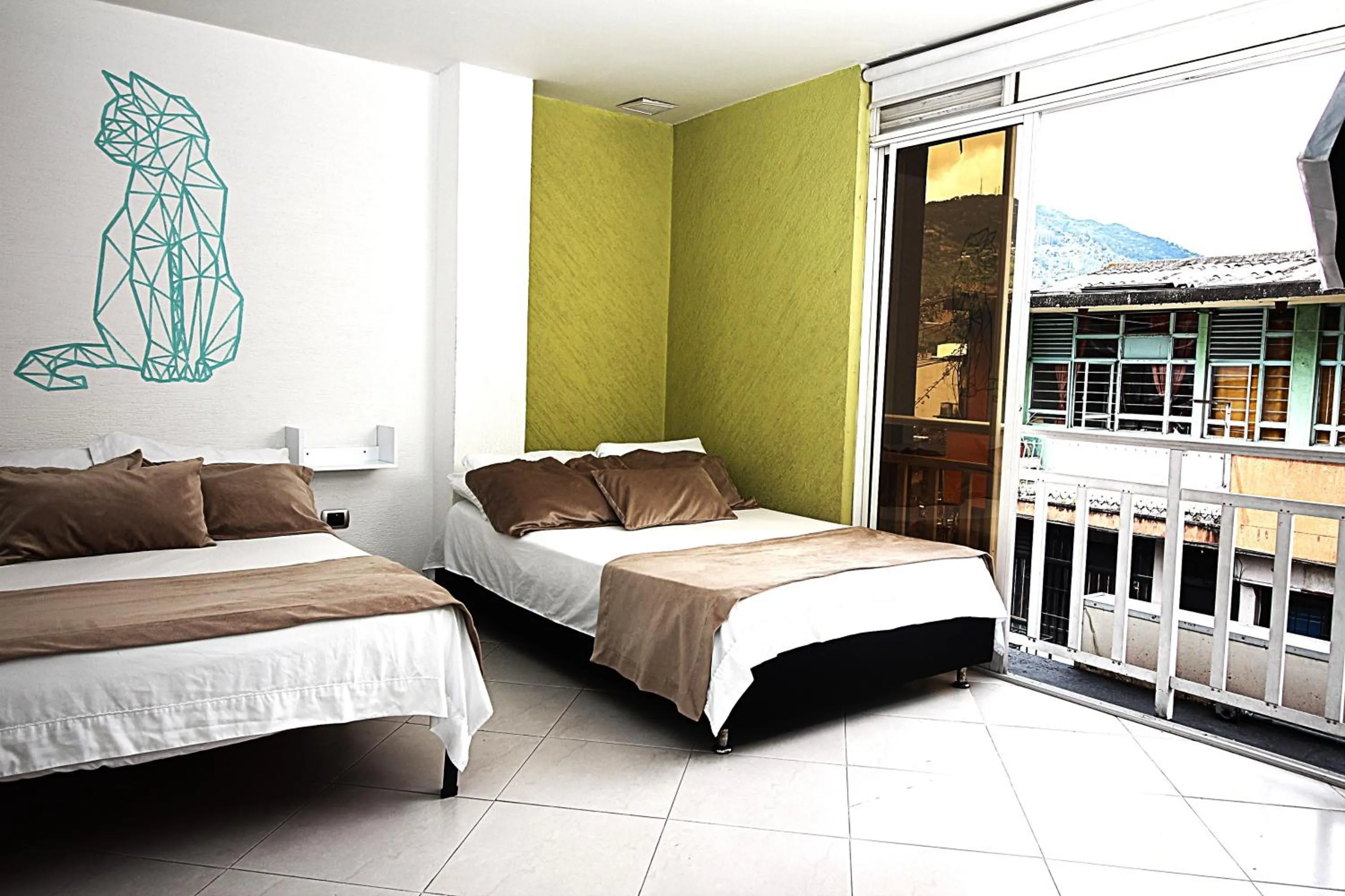 Bed in DAM Hotel Pereira