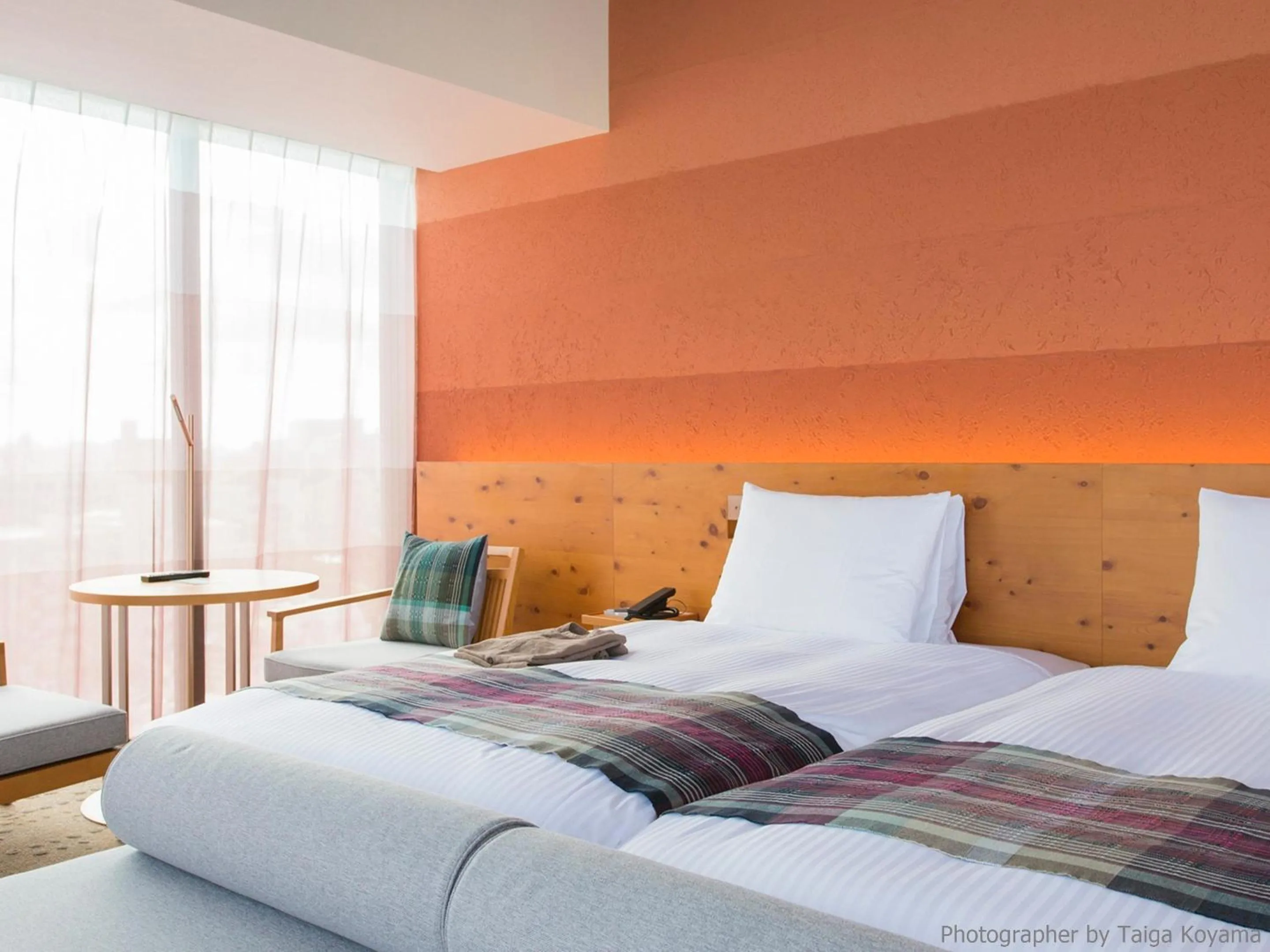 Text overlay, Bed in HOTEL STRATA NAHA