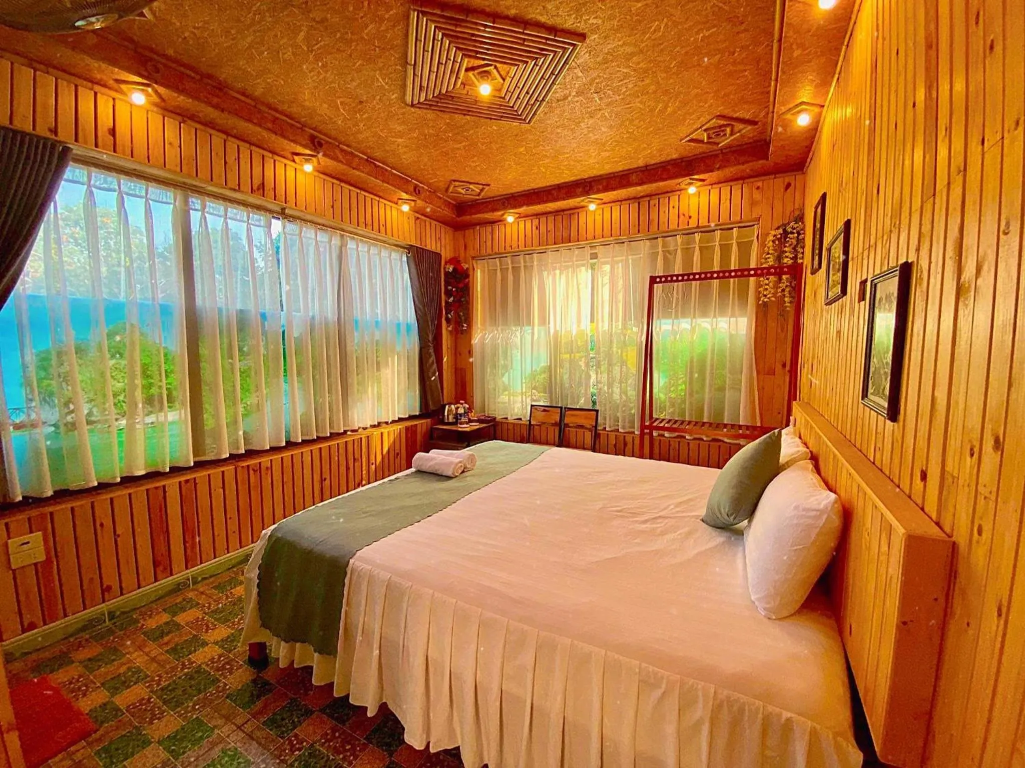 Bed in Hang Mua Bamboo Homestay Ninh Binh