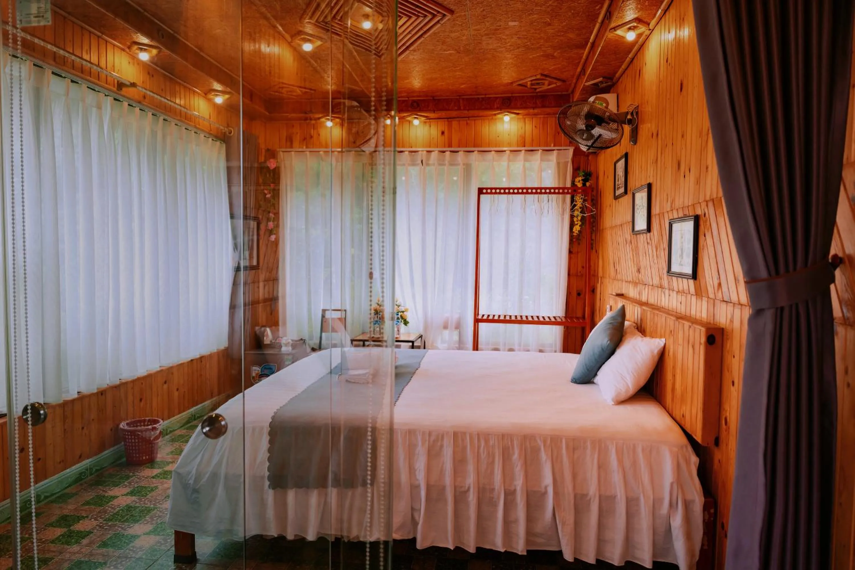 Bed in Hang Mua Bamboo Homestay Ninh Binh