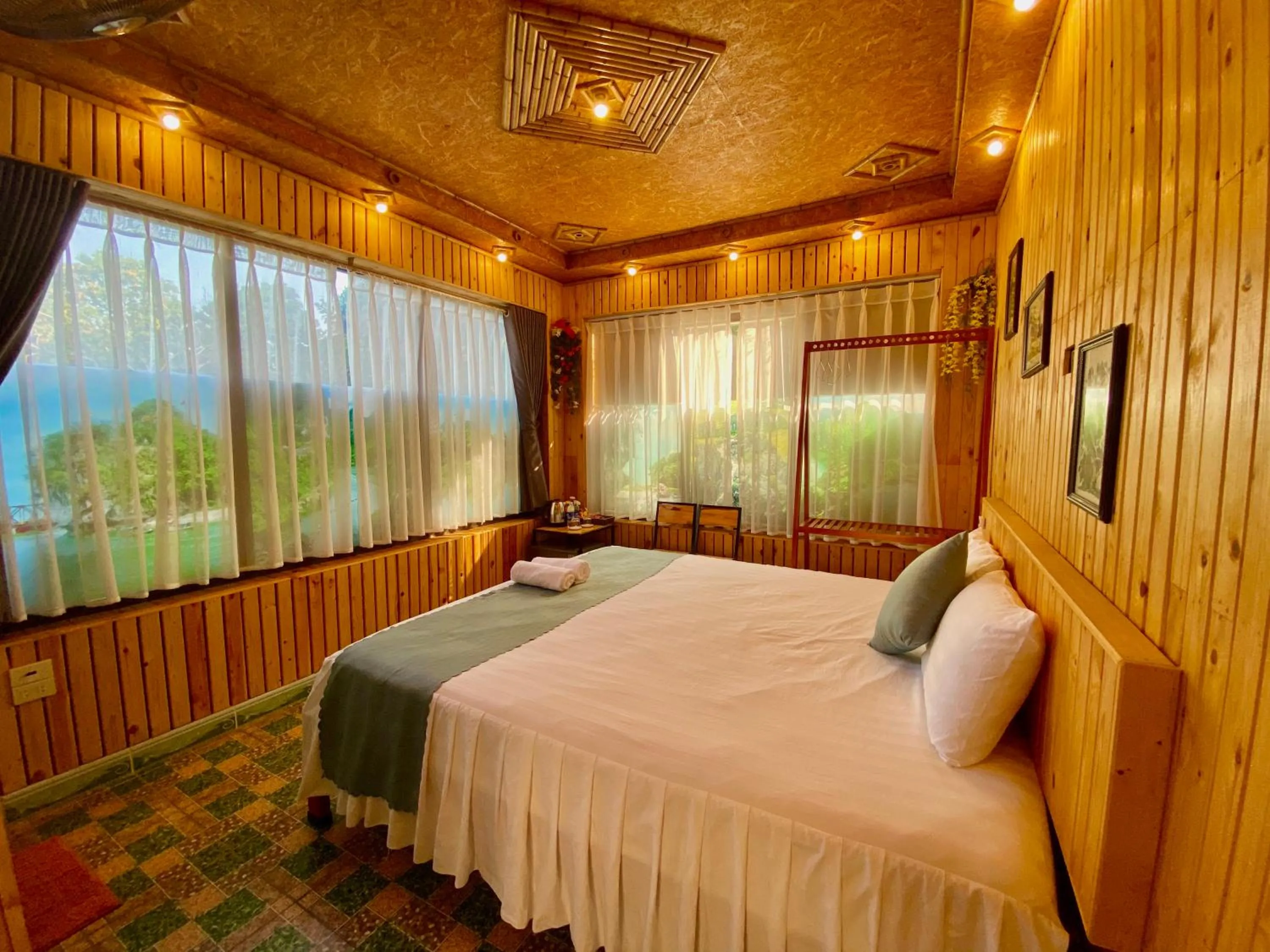 Bed in Hang Mua Bamboo Homestay Ninh Binh