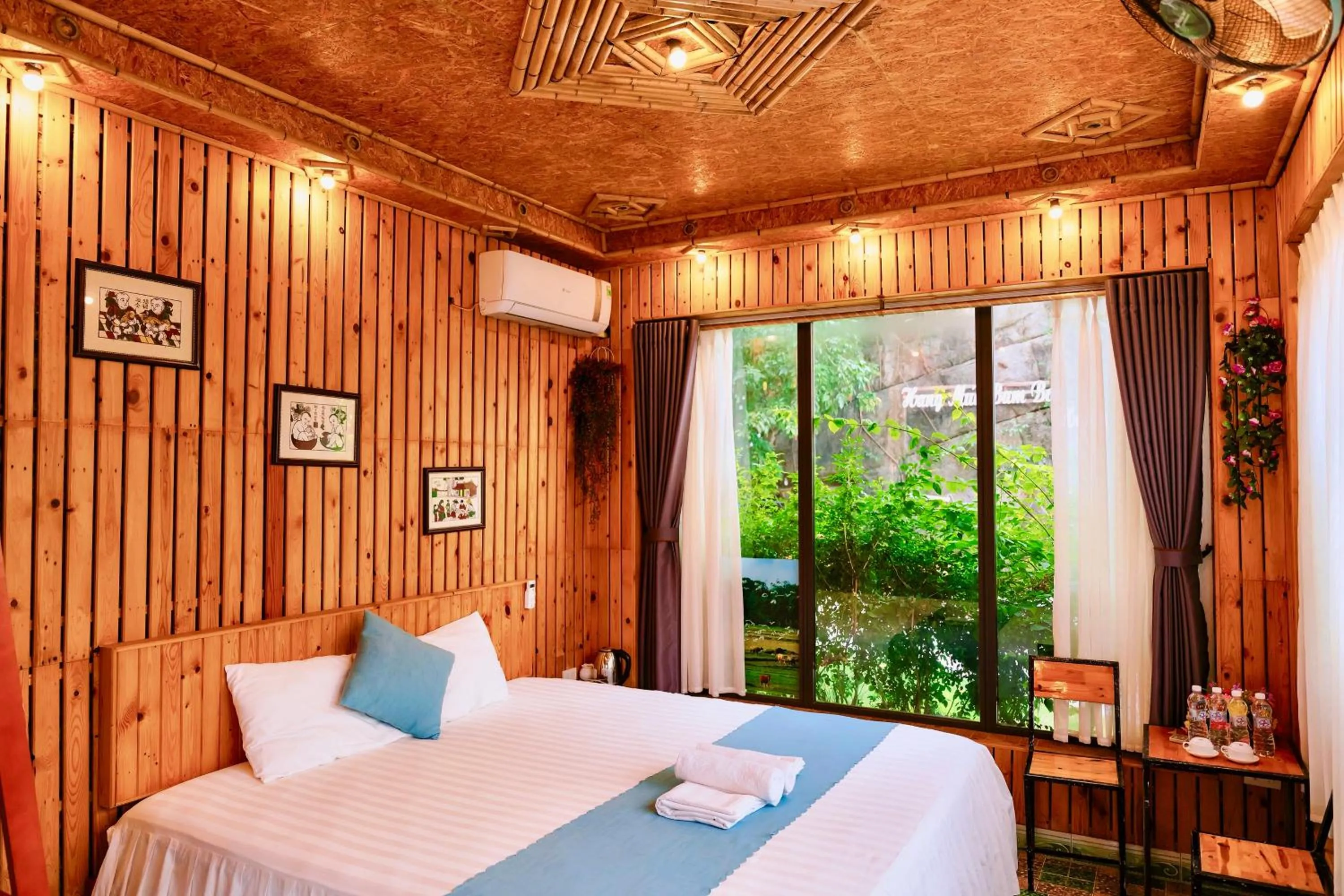 Bed in Hang Mua Bamboo Homestay Ninh Binh