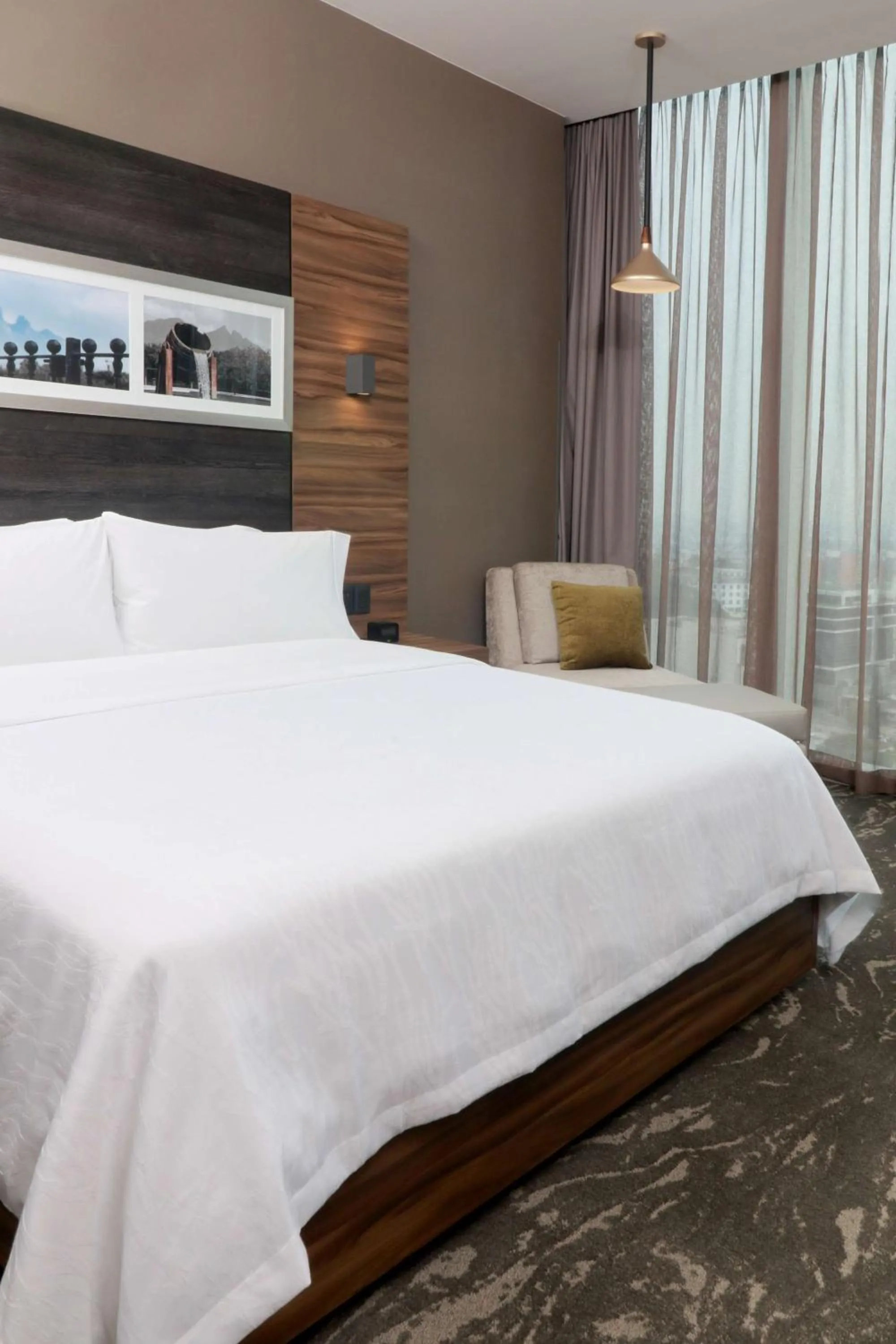 Bed in Hilton Garden Inn Monterrey Obispado