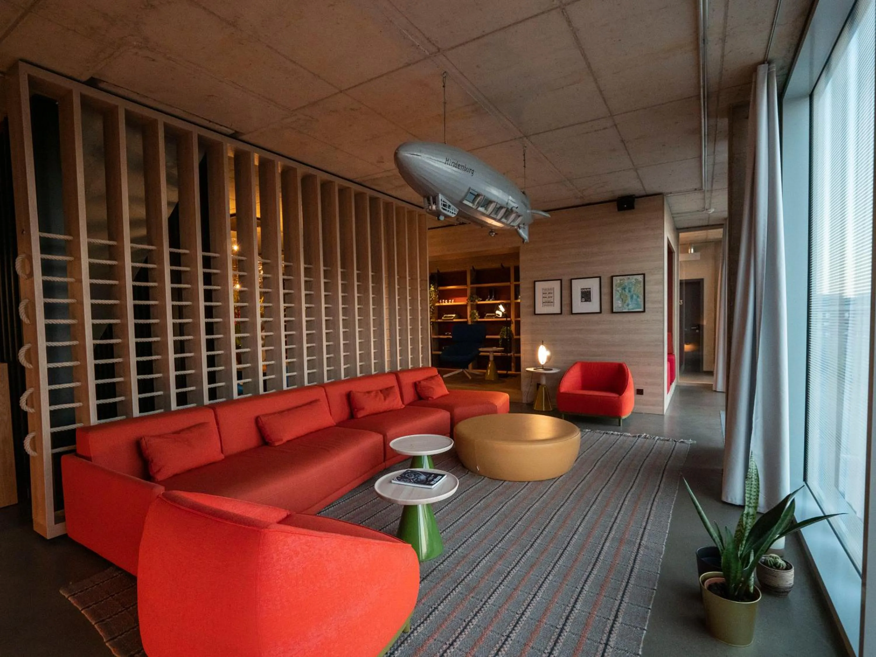 Communal lounge/ TV room in Koncept Hotel Josefine