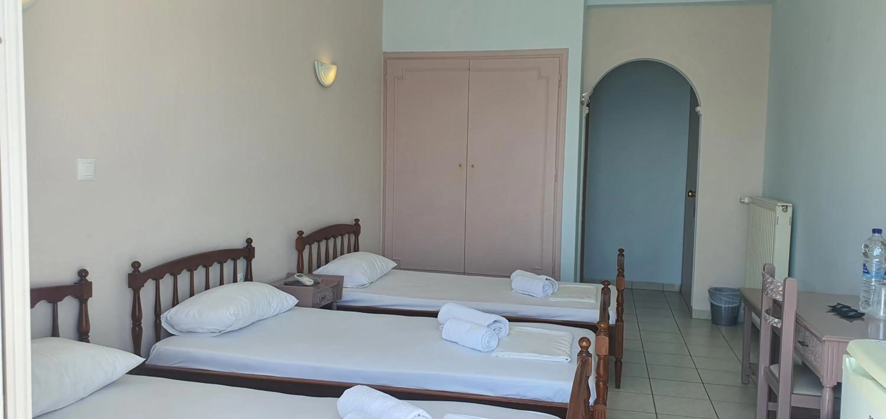 Bed in Artemis Hotel