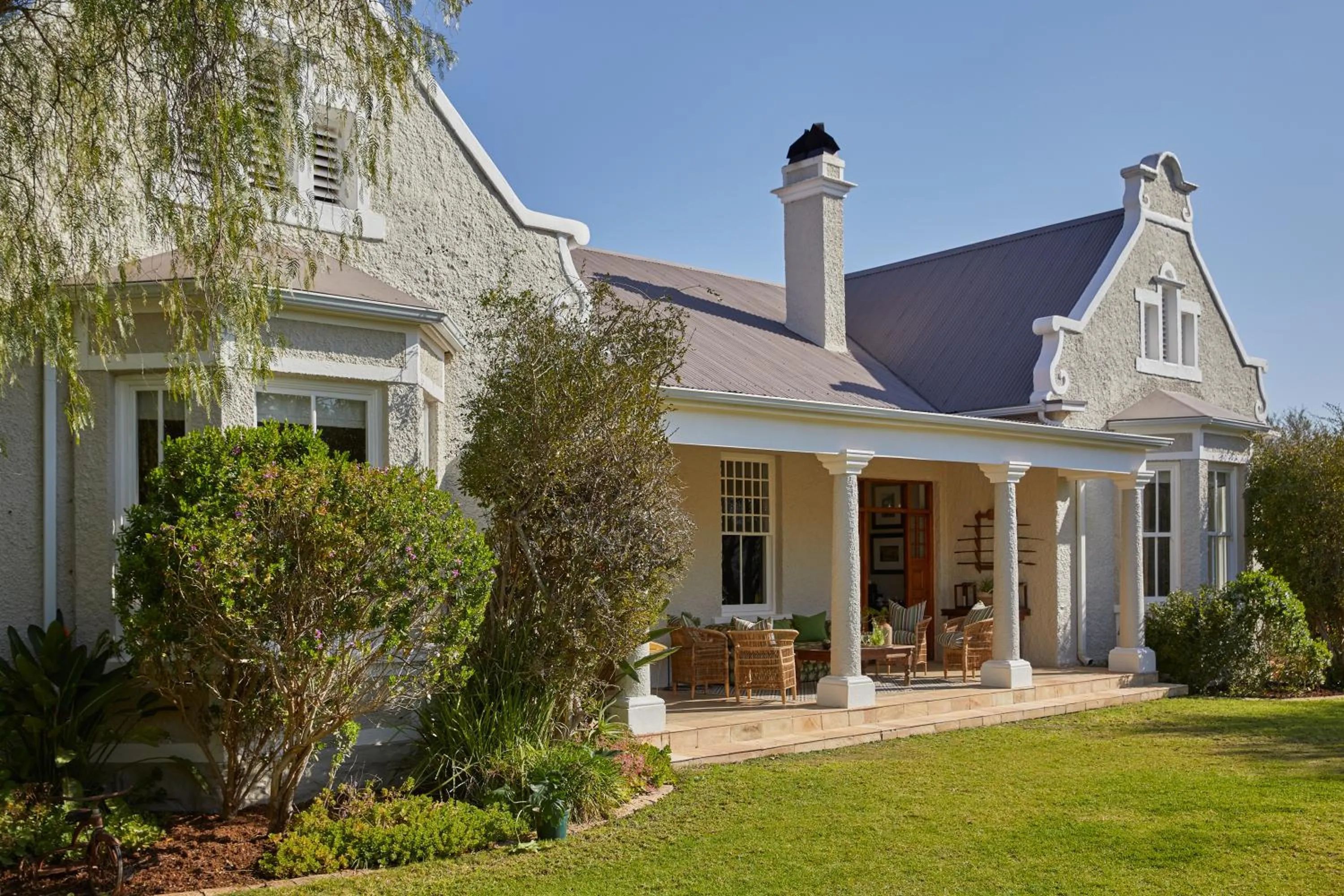 Patio in Kwandwe Private Game Reserve - Uplands Homestead