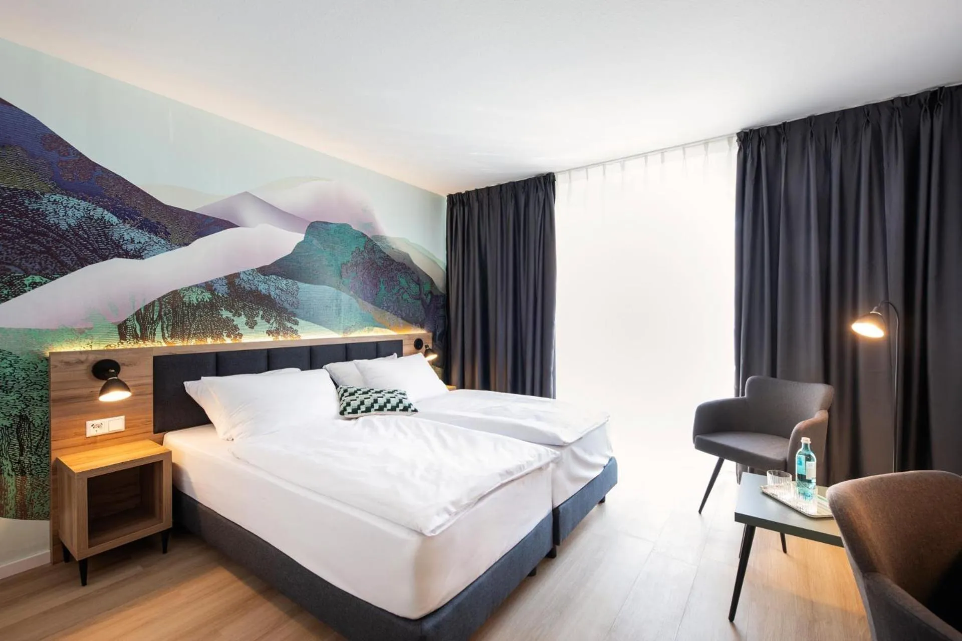 Bedroom, Bed in ACHAT Hotel Schwetzingen Heidelberg