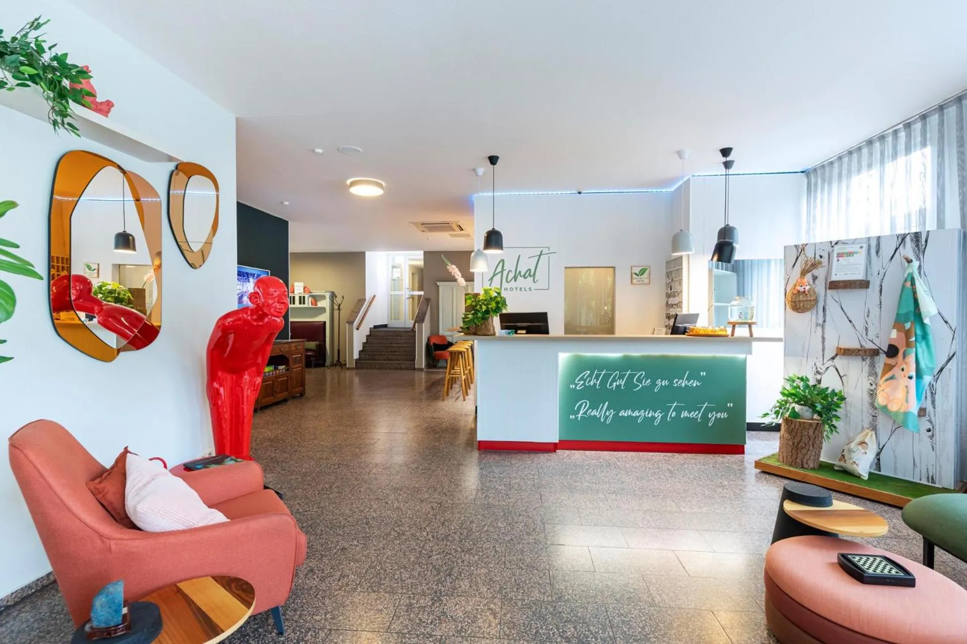 Lobby or reception in ACHAT Hotel Schwetzingen Heidelberg