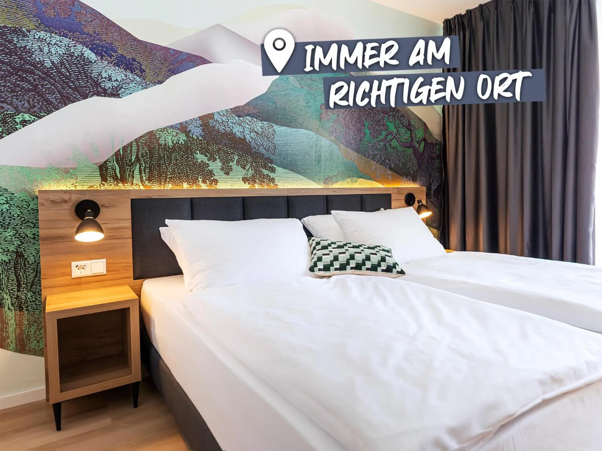 Bedroom, Bed in ACHAT Hotel Schwetzingen Heidelberg