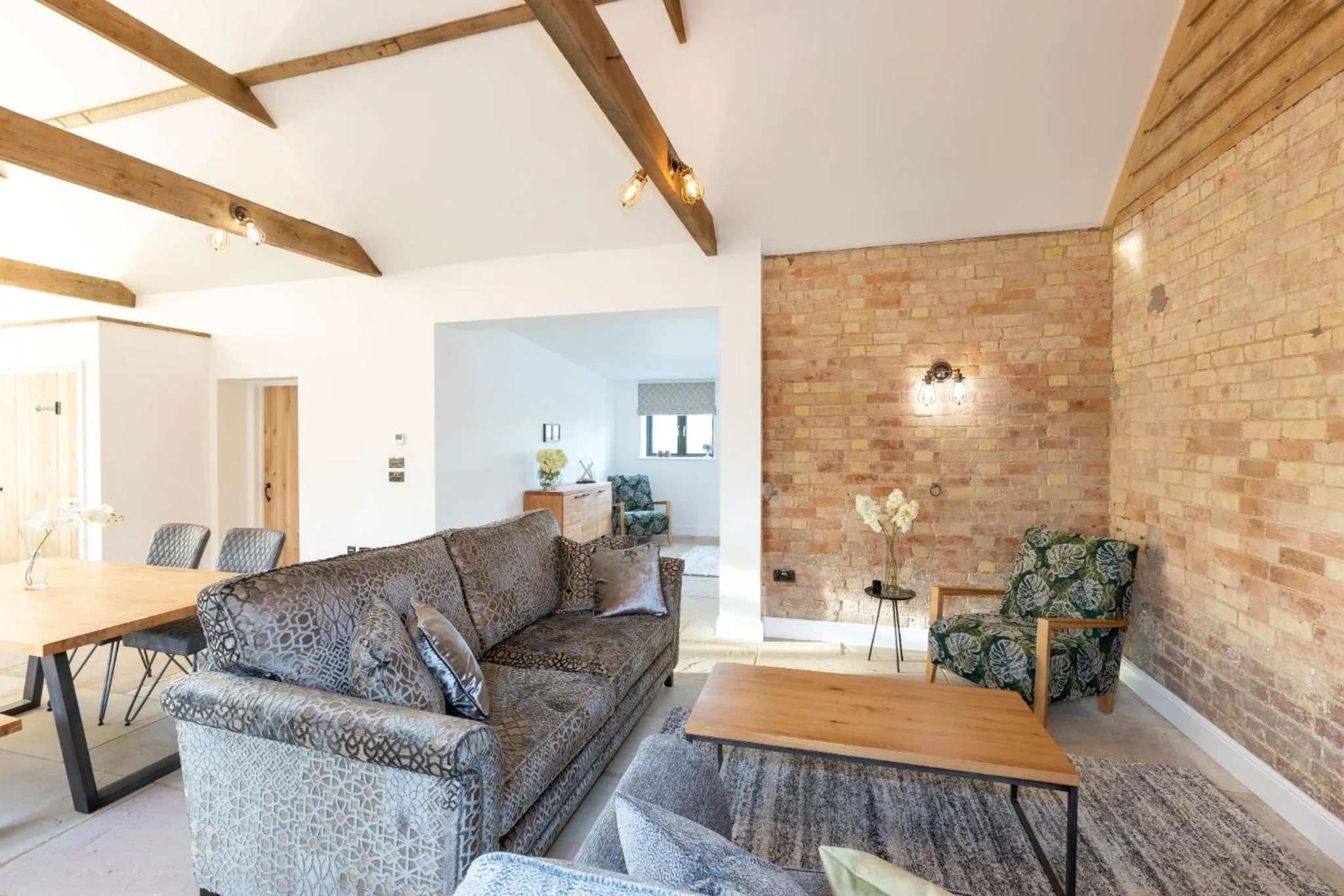 Living room in The Yard @ Pringle Farm