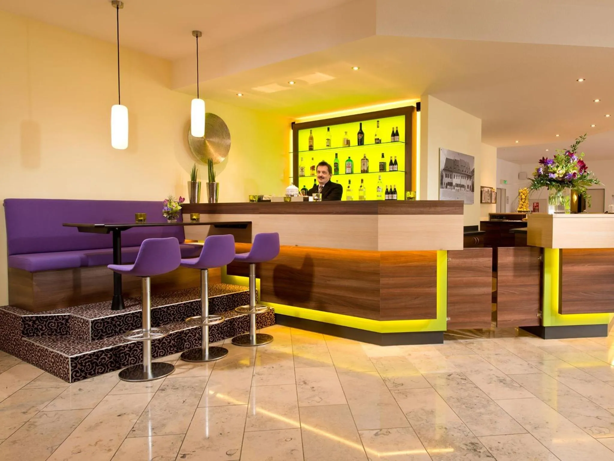 Lounge or bar in ACHAT Hotel Zwickau