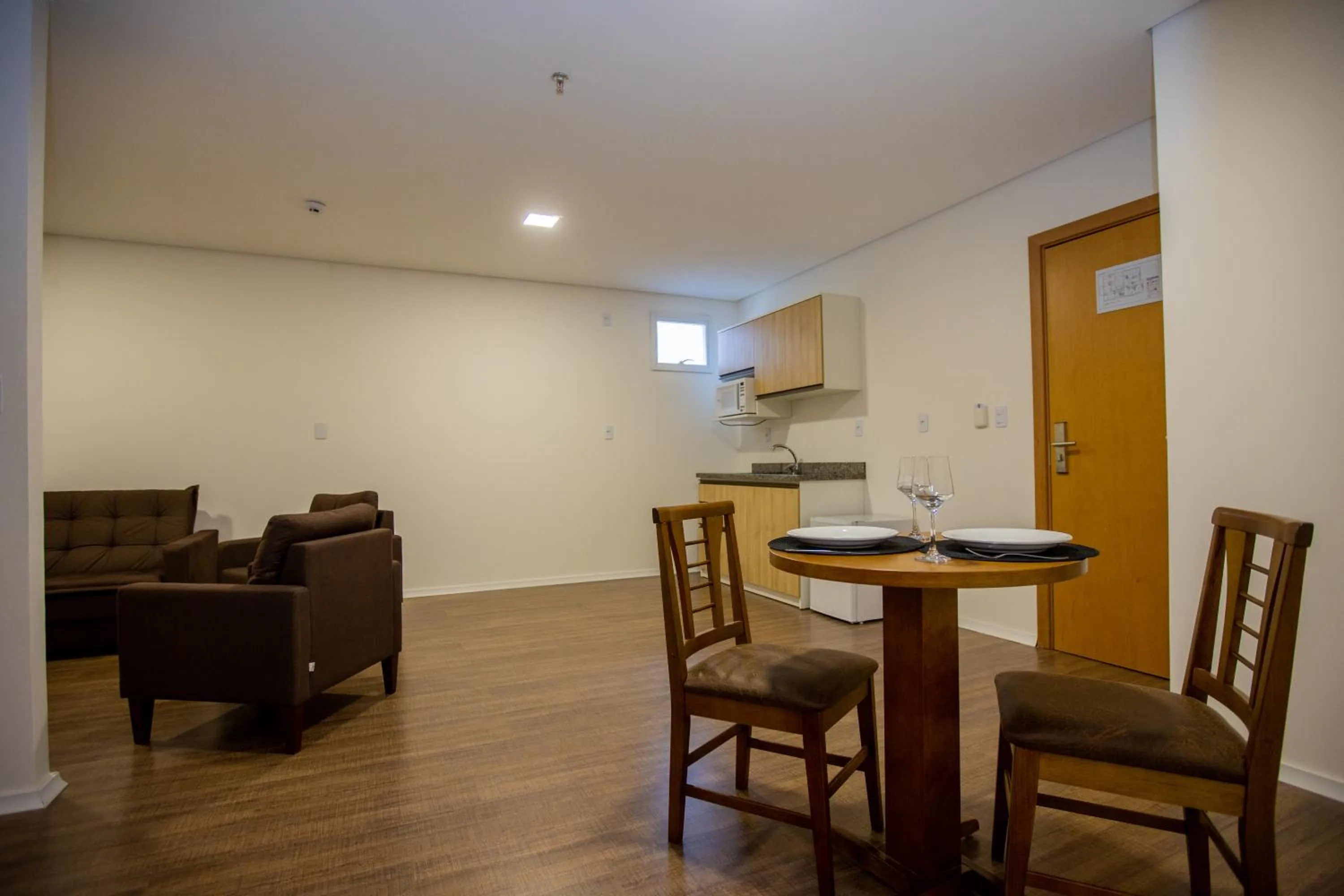 Kitchen or kitchenette in Tri Hotel Chapecó