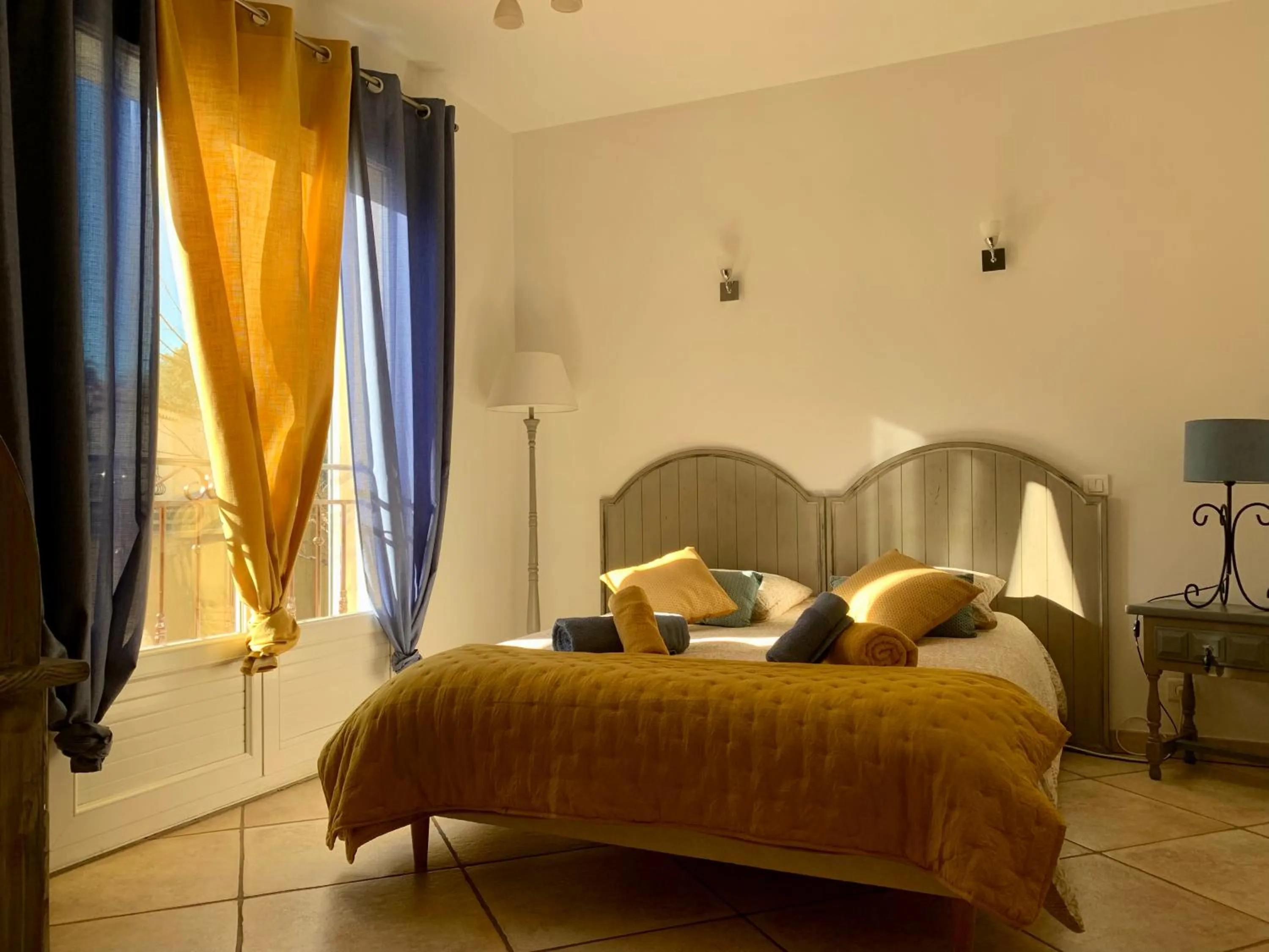 Bed in Villa fiora chambre