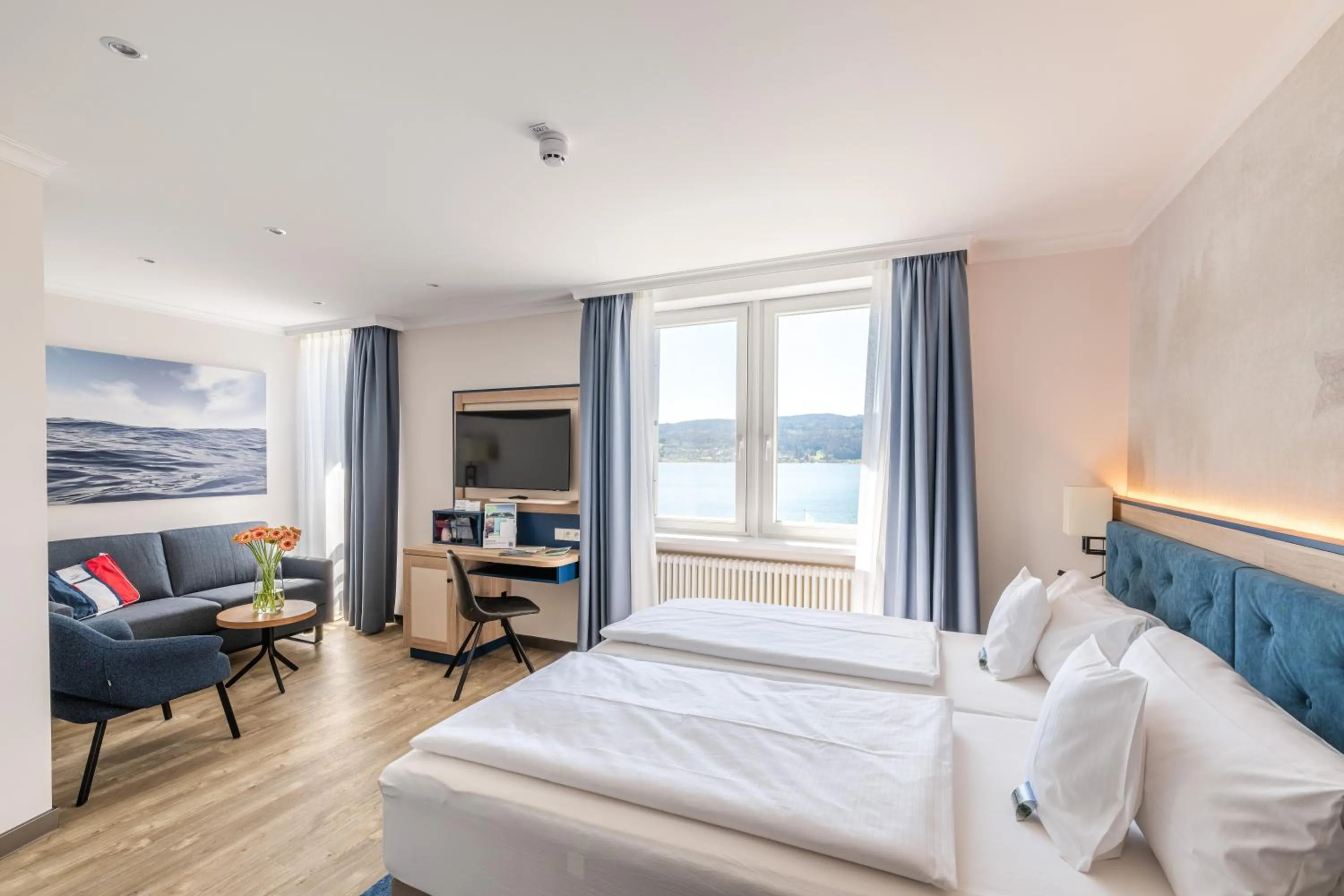 Bed in Strandhotel Löchnerhaus