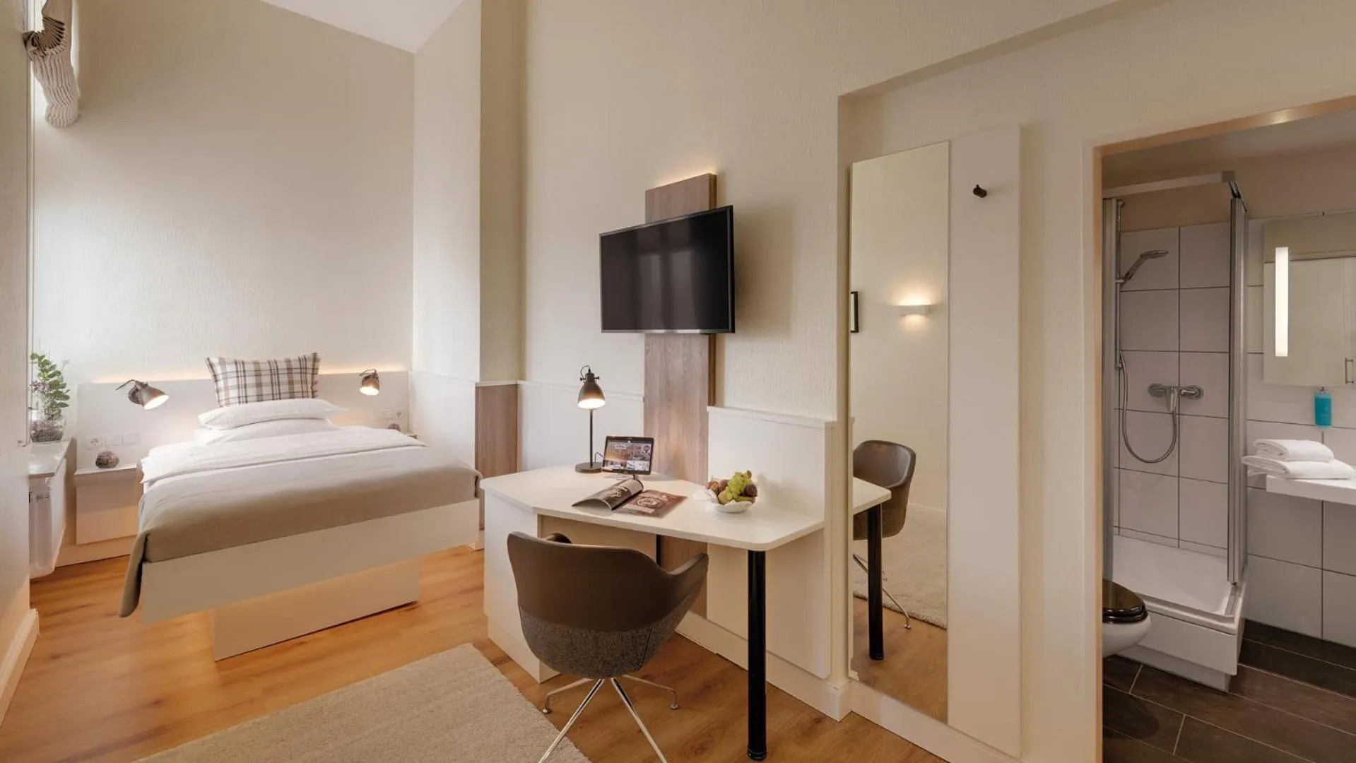 Bed in Rheinhotel Dreesen