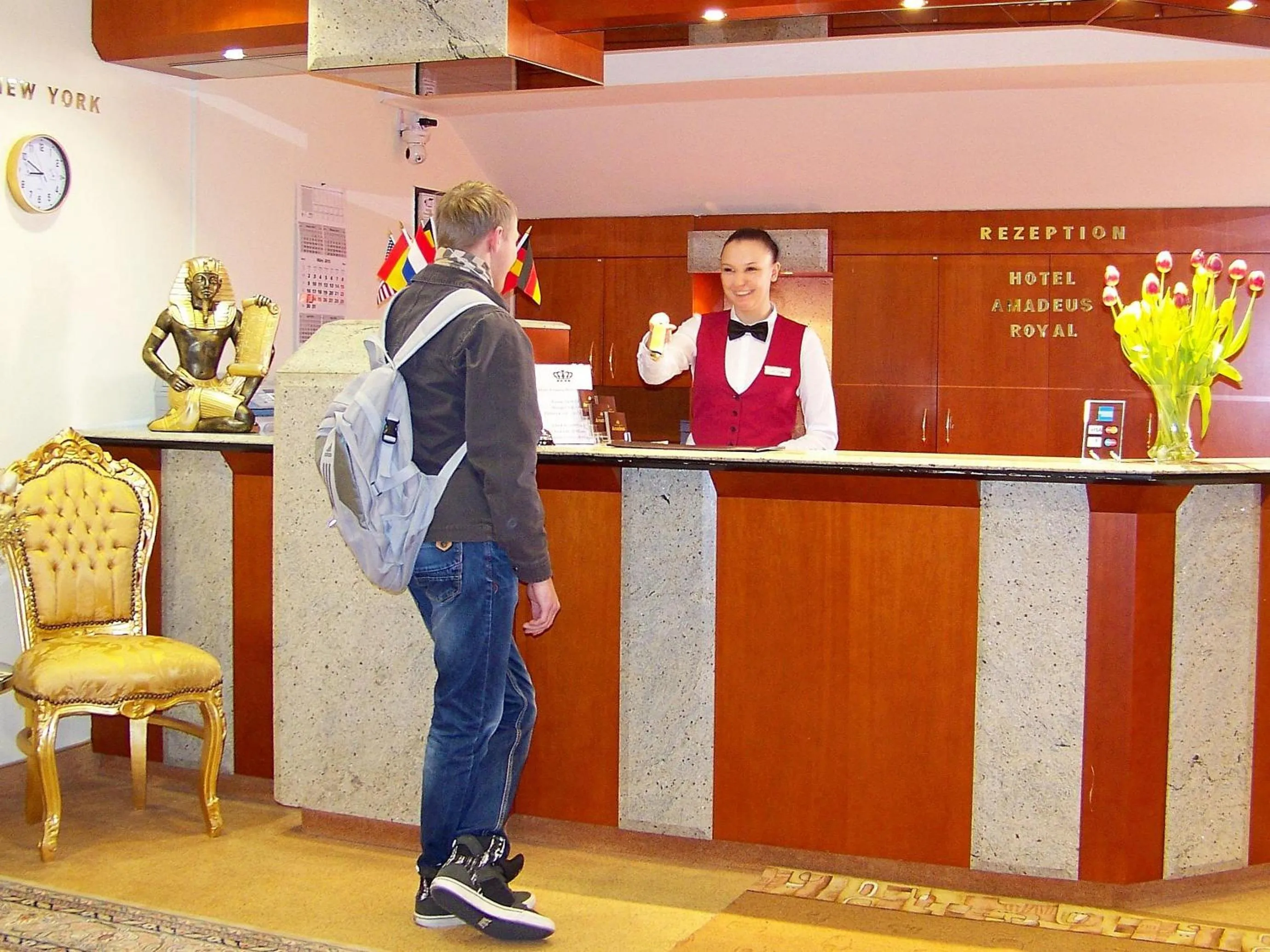 People in Hotel Amadeus ROYAL Berlin