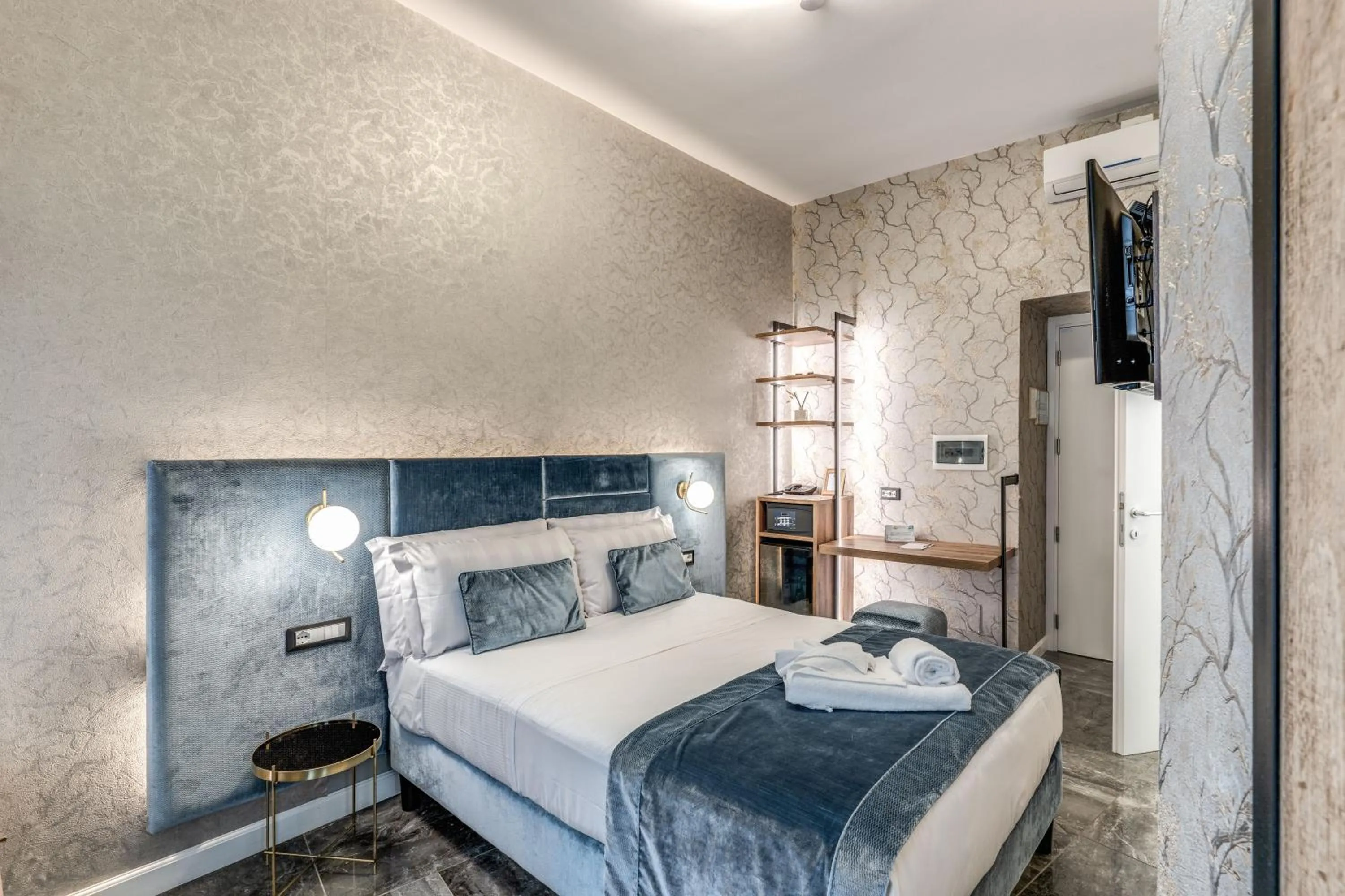 Bed in Apollo Boutique Hotel