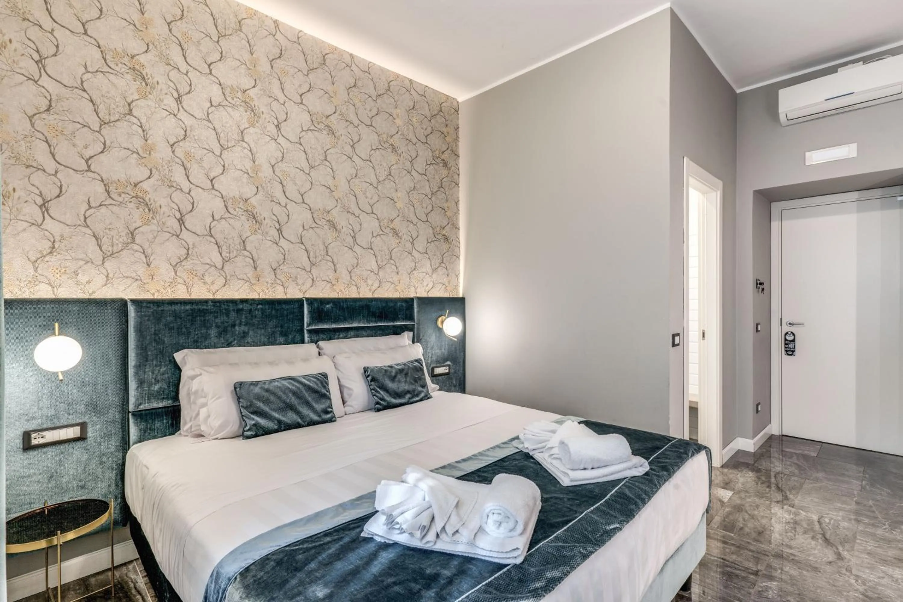 Bed in Apollo Boutique Hotel