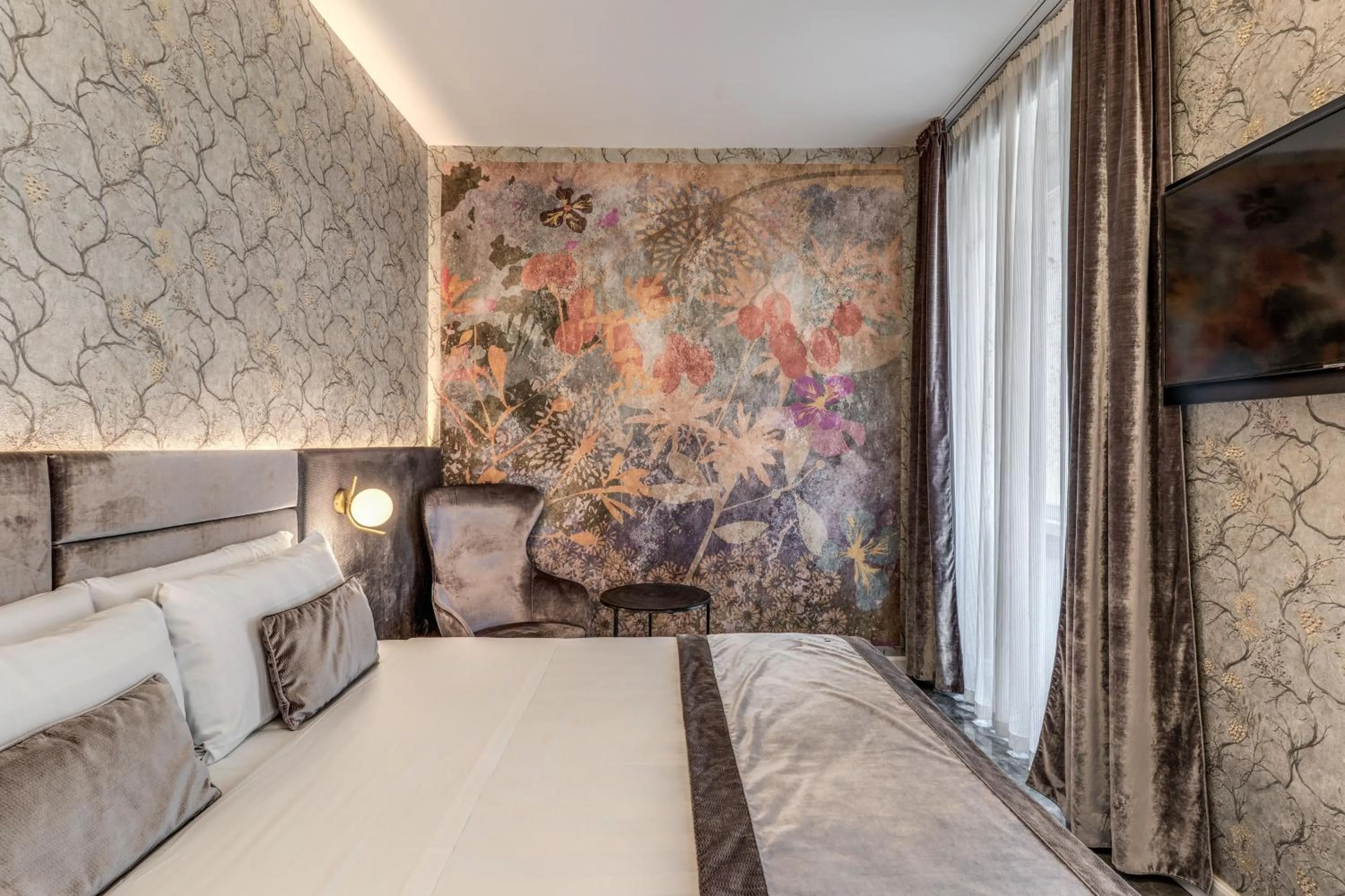 Bed in Apollo Boutique Hotel