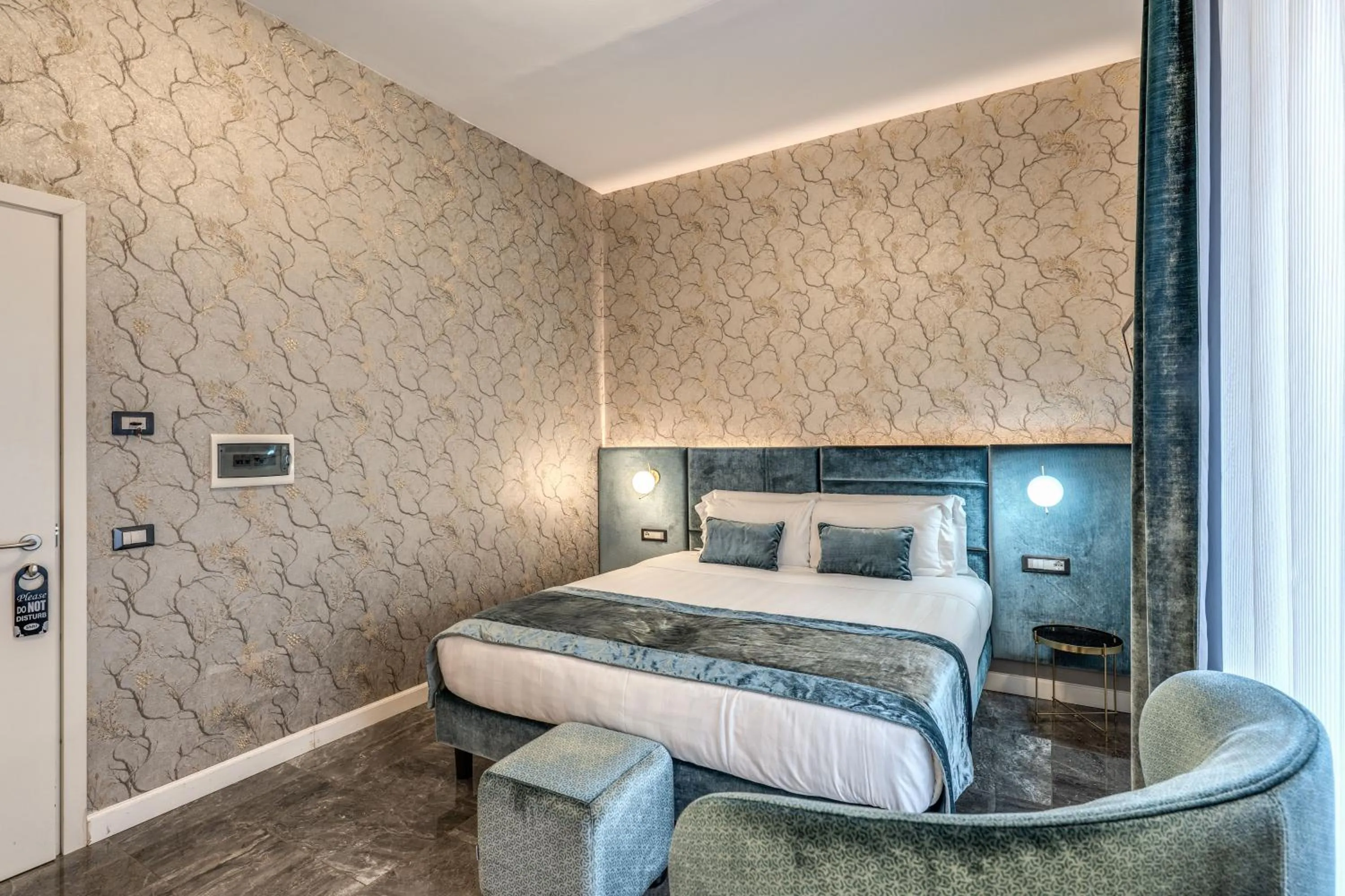 Bed in Apollo Boutique Hotel