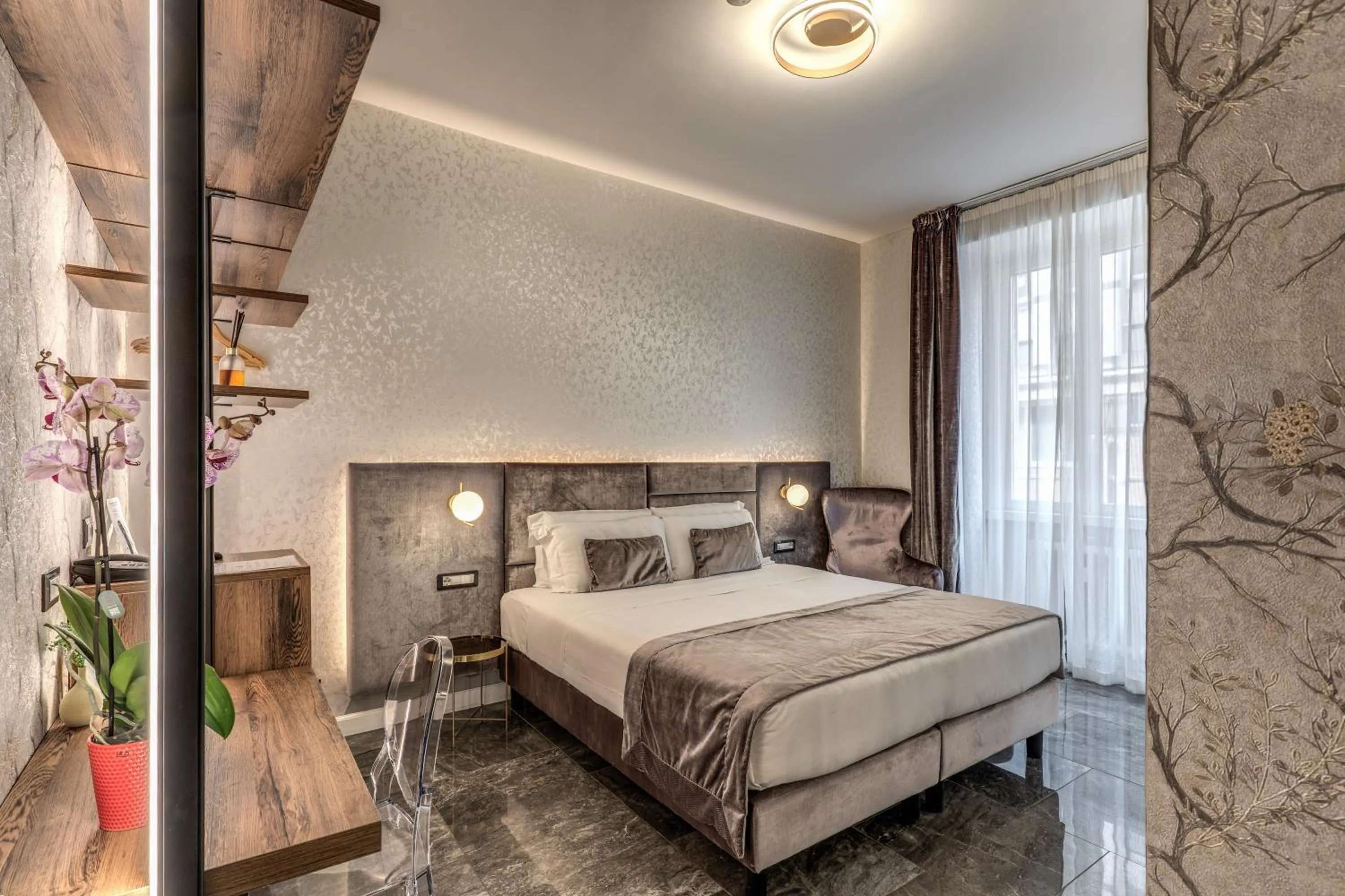 Bed in Apollo Boutique Hotel