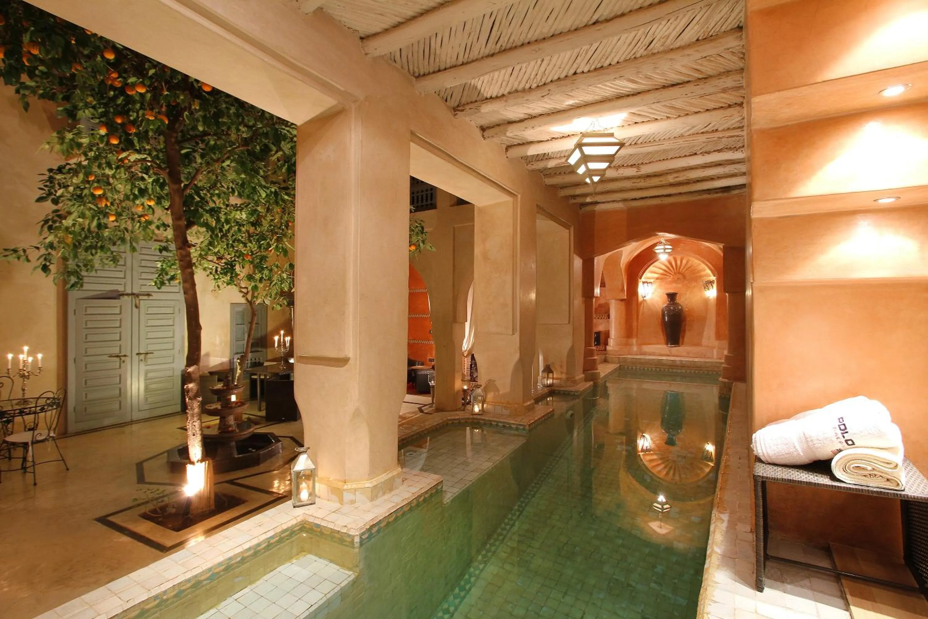 Swimming pool in Riad et Spa Misria Les Oliviers