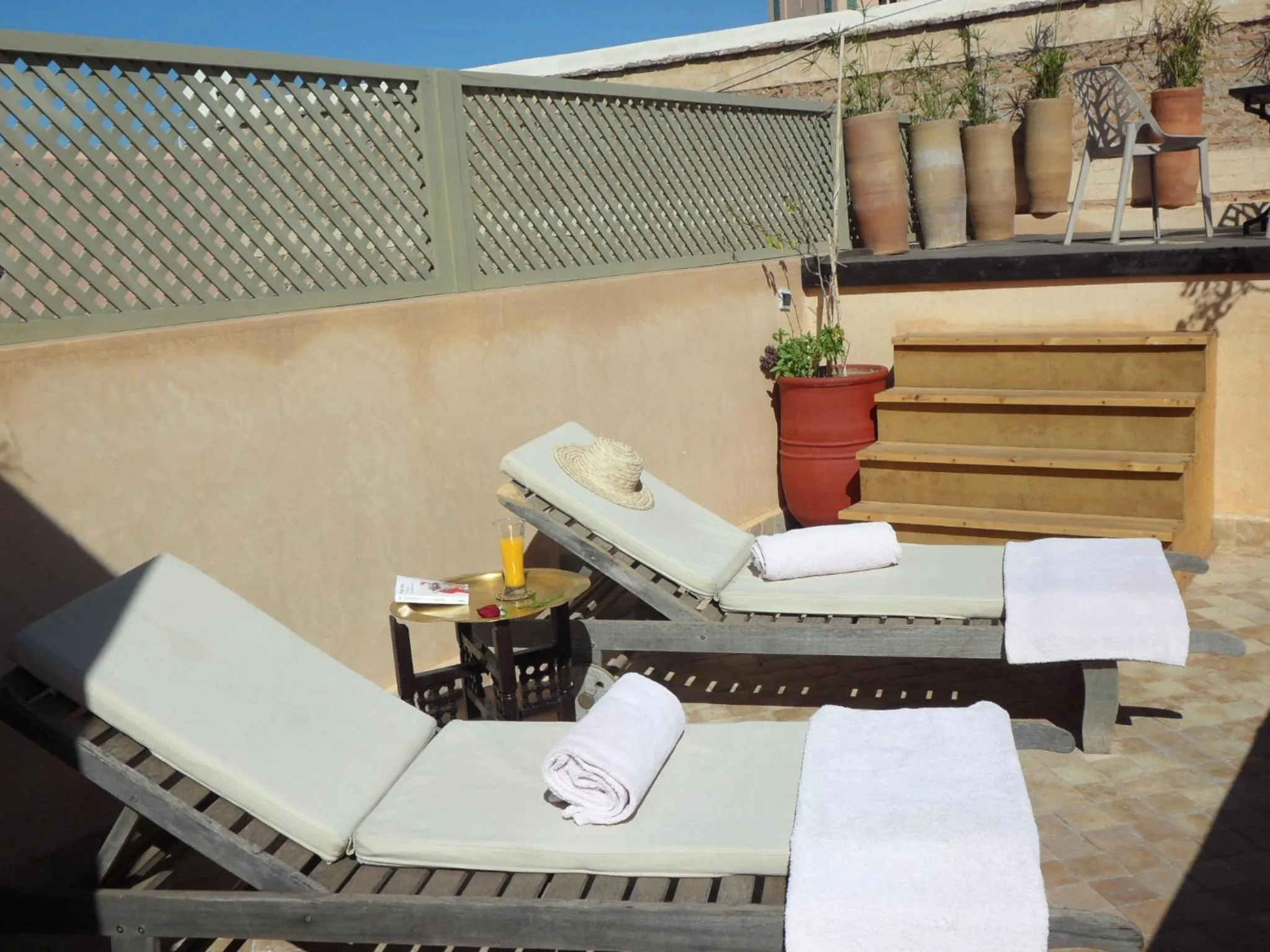 Patio in Riad et Spa Misria Les Oliviers