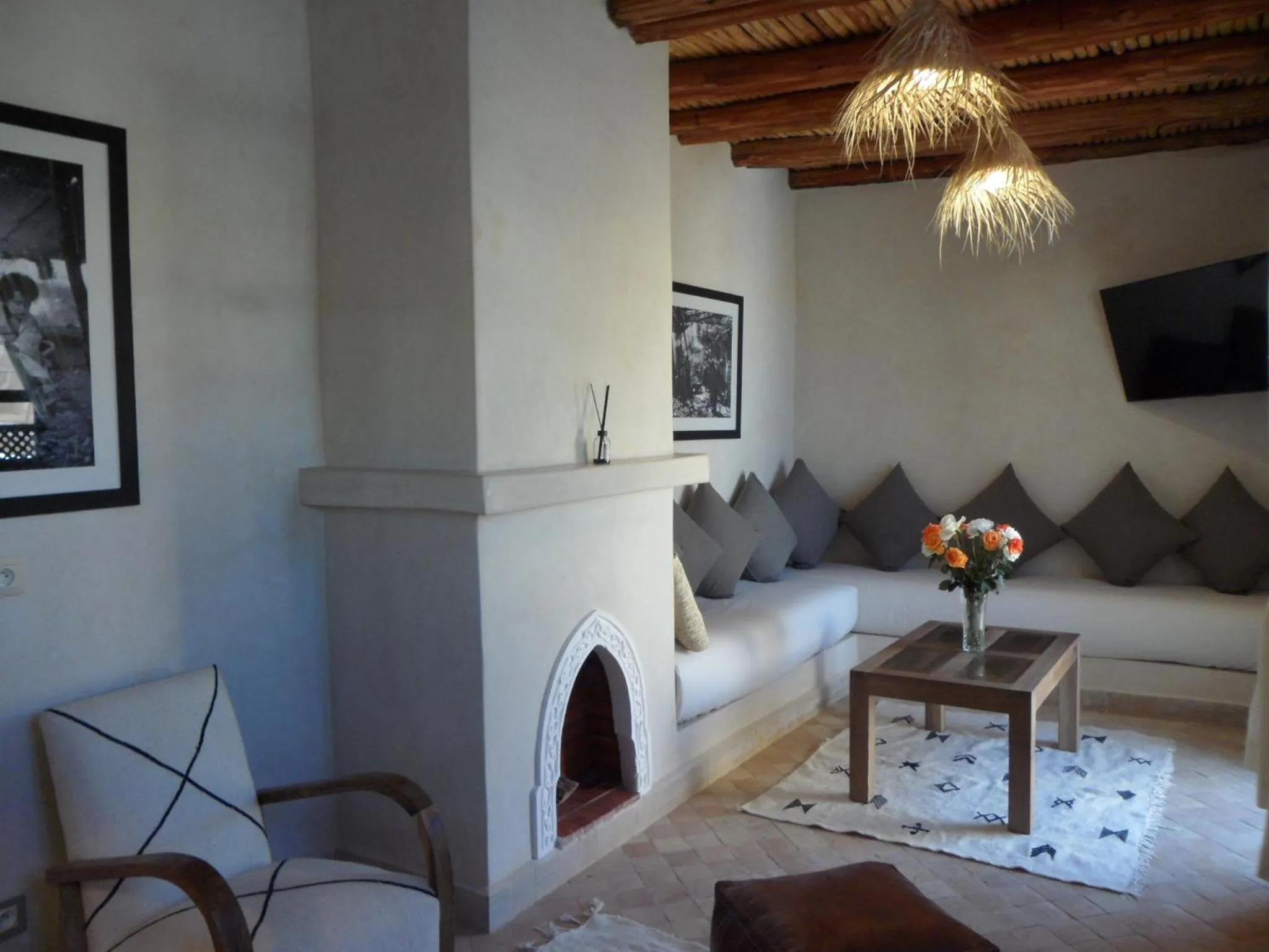 Living room in Riad et Spa Misria Les Oliviers